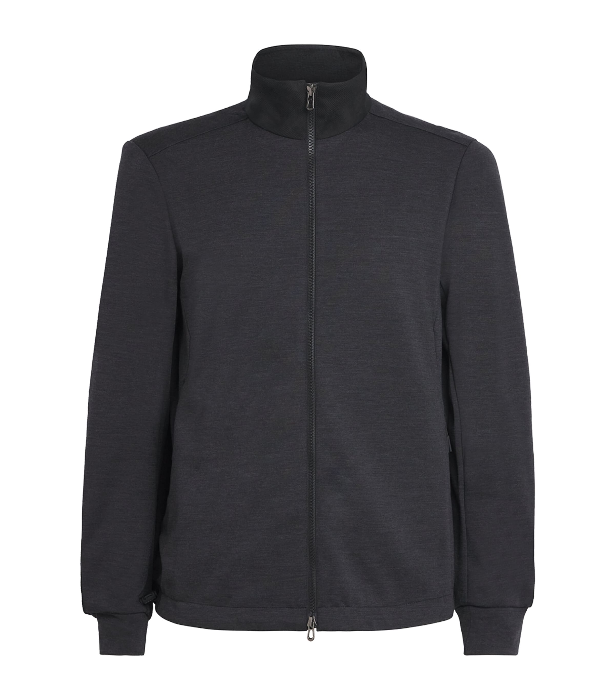 Wool-Blend Explorer Zip-Up Sweatshirt
