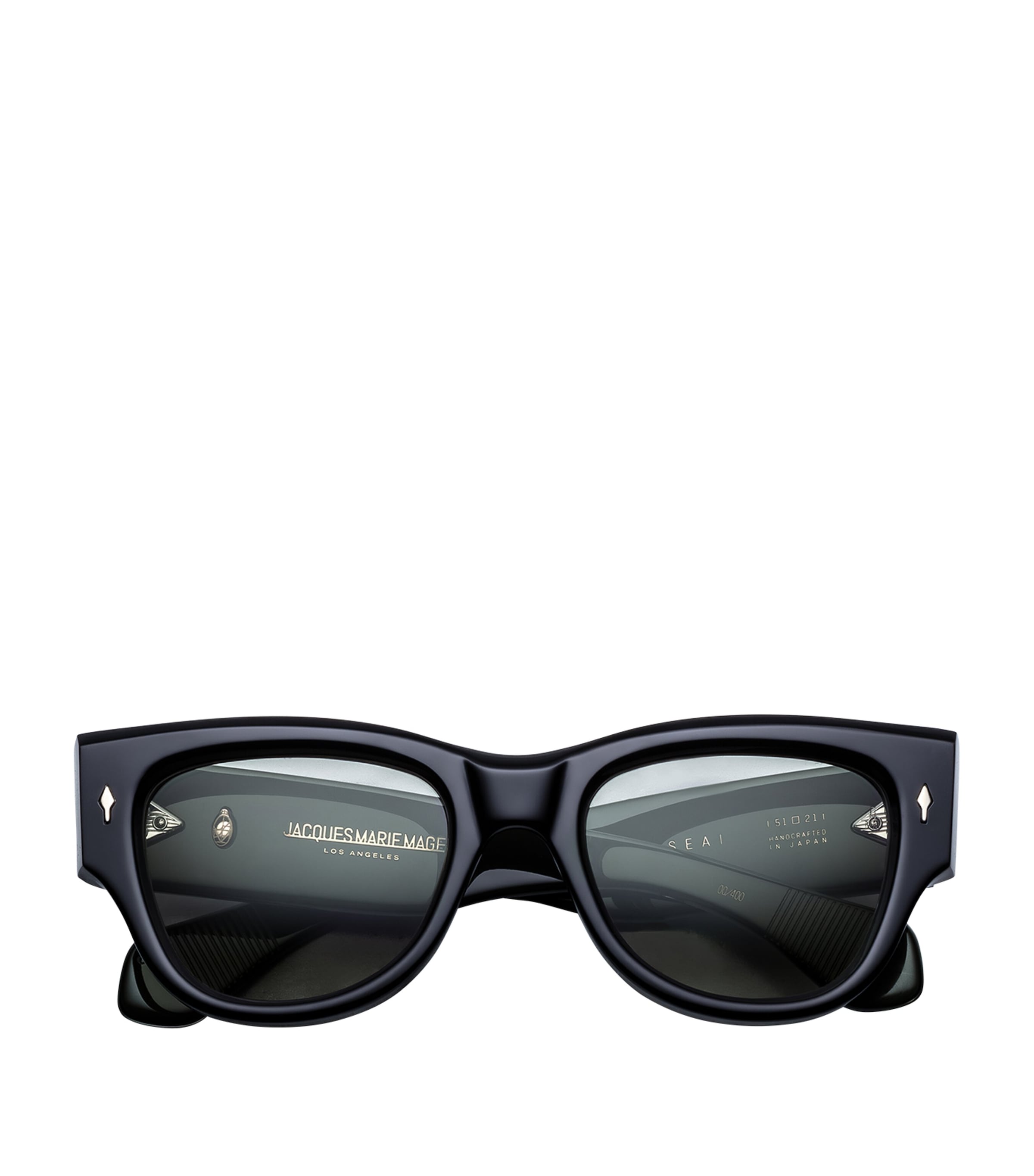 Jacques Marie Mage Acetate Chelsea Sunglasses Bottle Green