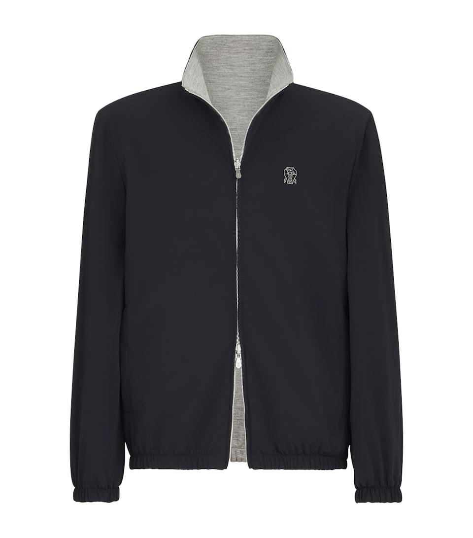 Brunello Cucinelli Mens Reversible Water-Resistant Jacket