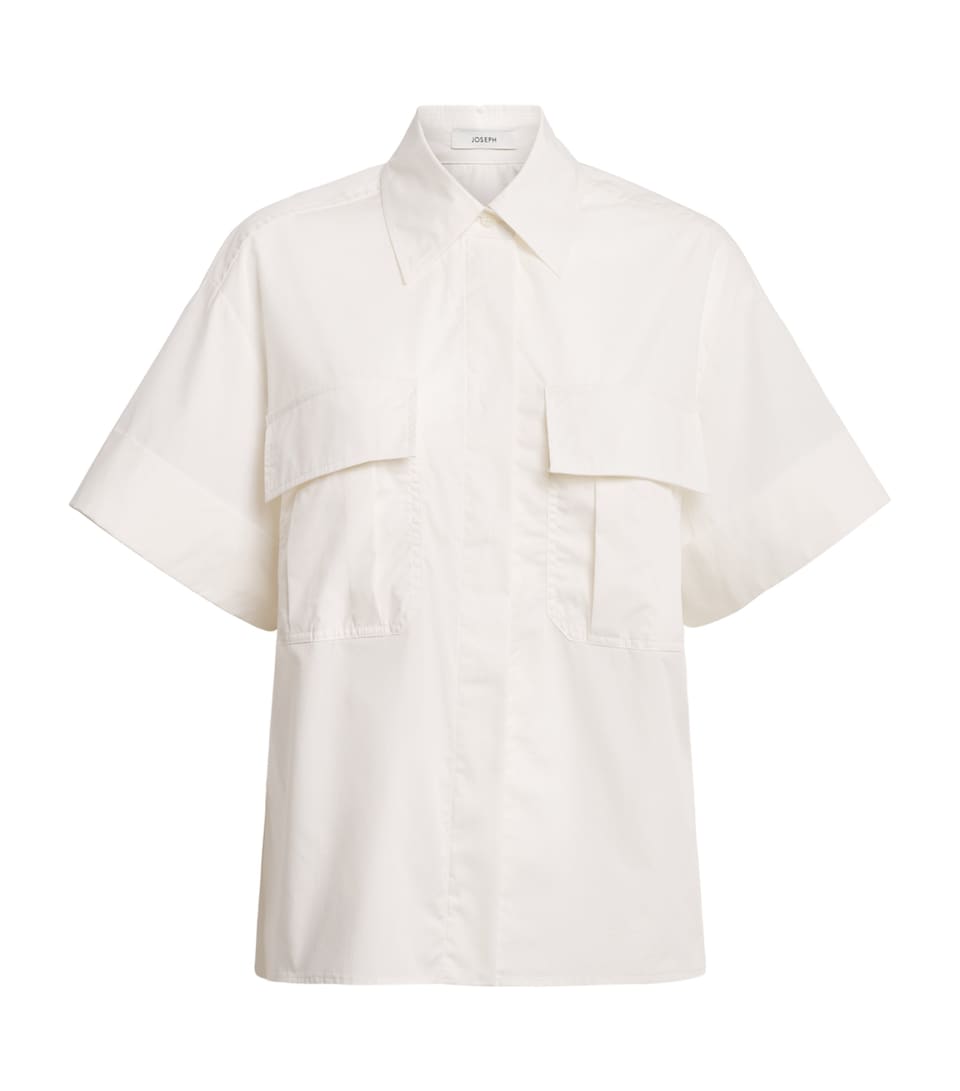 Joseph Womens Cotton Poplin Justo Shirt Wax