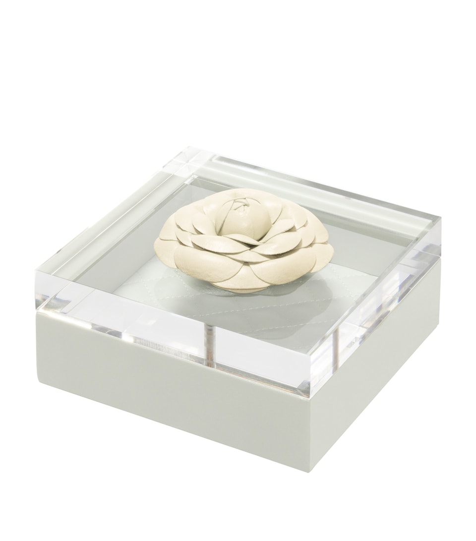Riviere Small Quilted Febe Diamonds Box Celadon Green