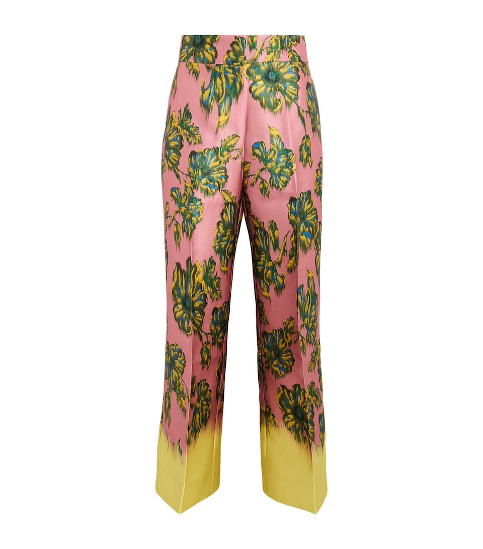 ALEMAIS Womens Wide-Leg Faye Trousers