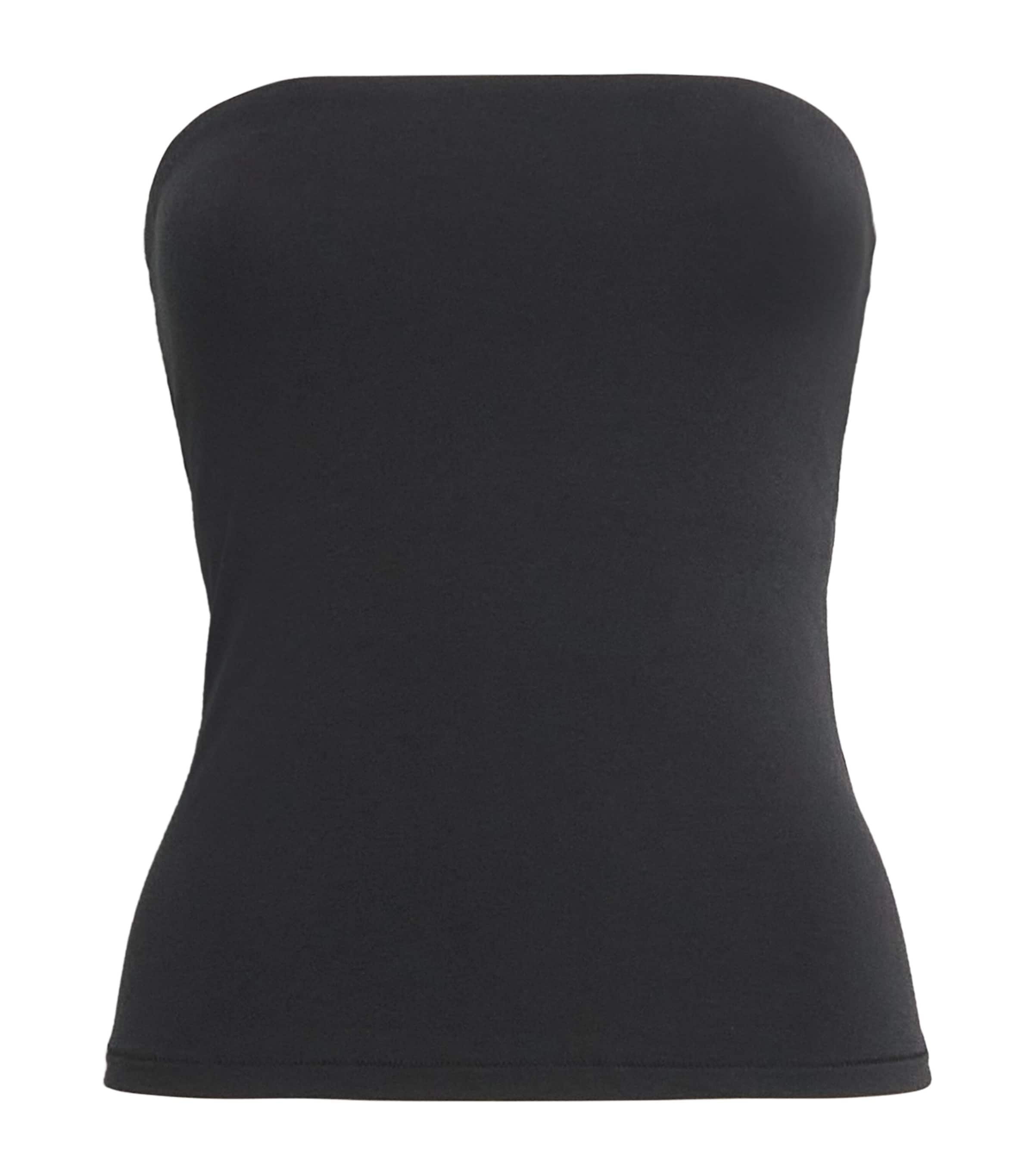 Skims Womens Cotton Jersey Tube Top Soot