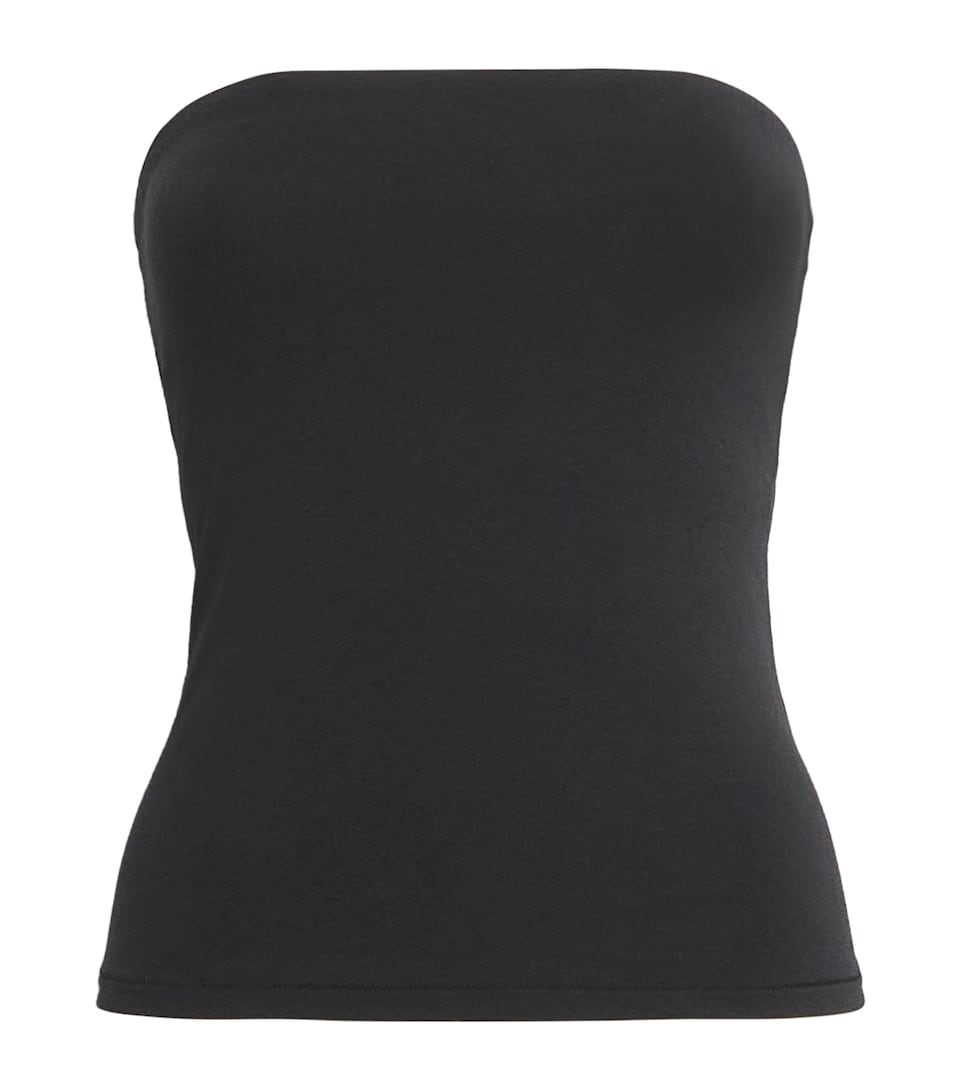 Skims Womens Cotton Jersey Tube Top Soot