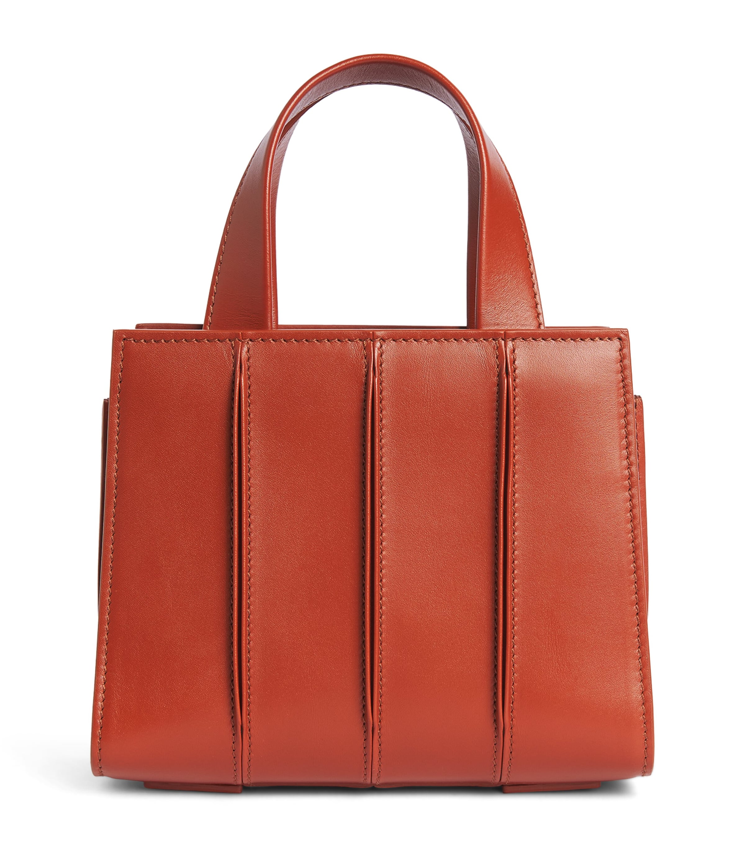 Max Mara Micro Whitney Top-Handle Bag Orange