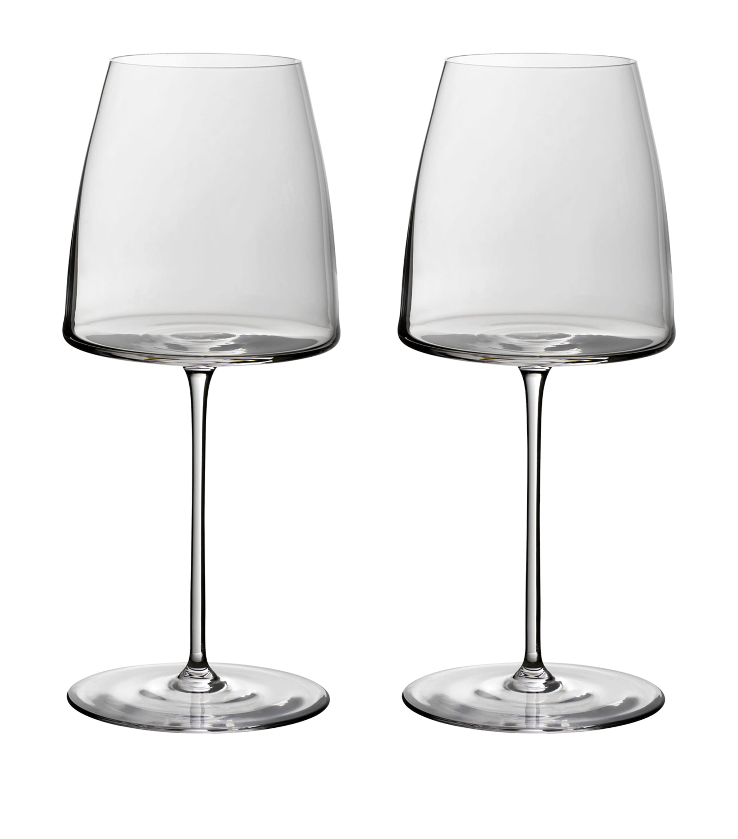Set of 2 Crystal MetroChic White Wine Glasses (125ml)