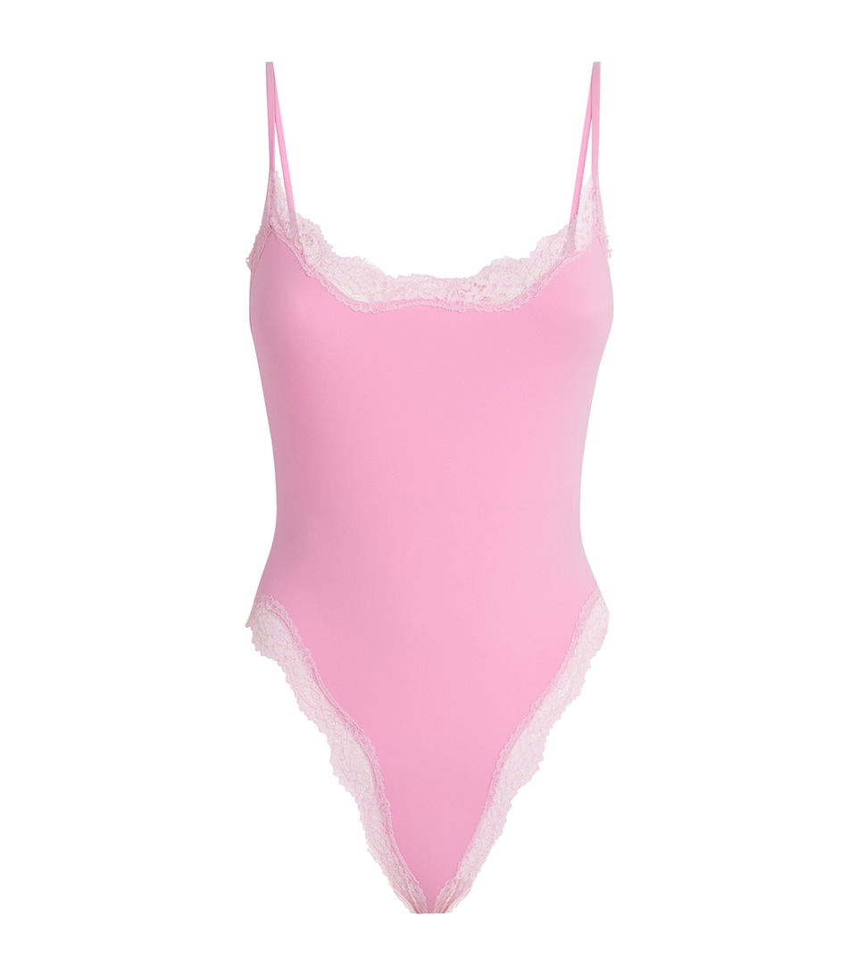 Lace-Trim Fits Everybody Bodysuit