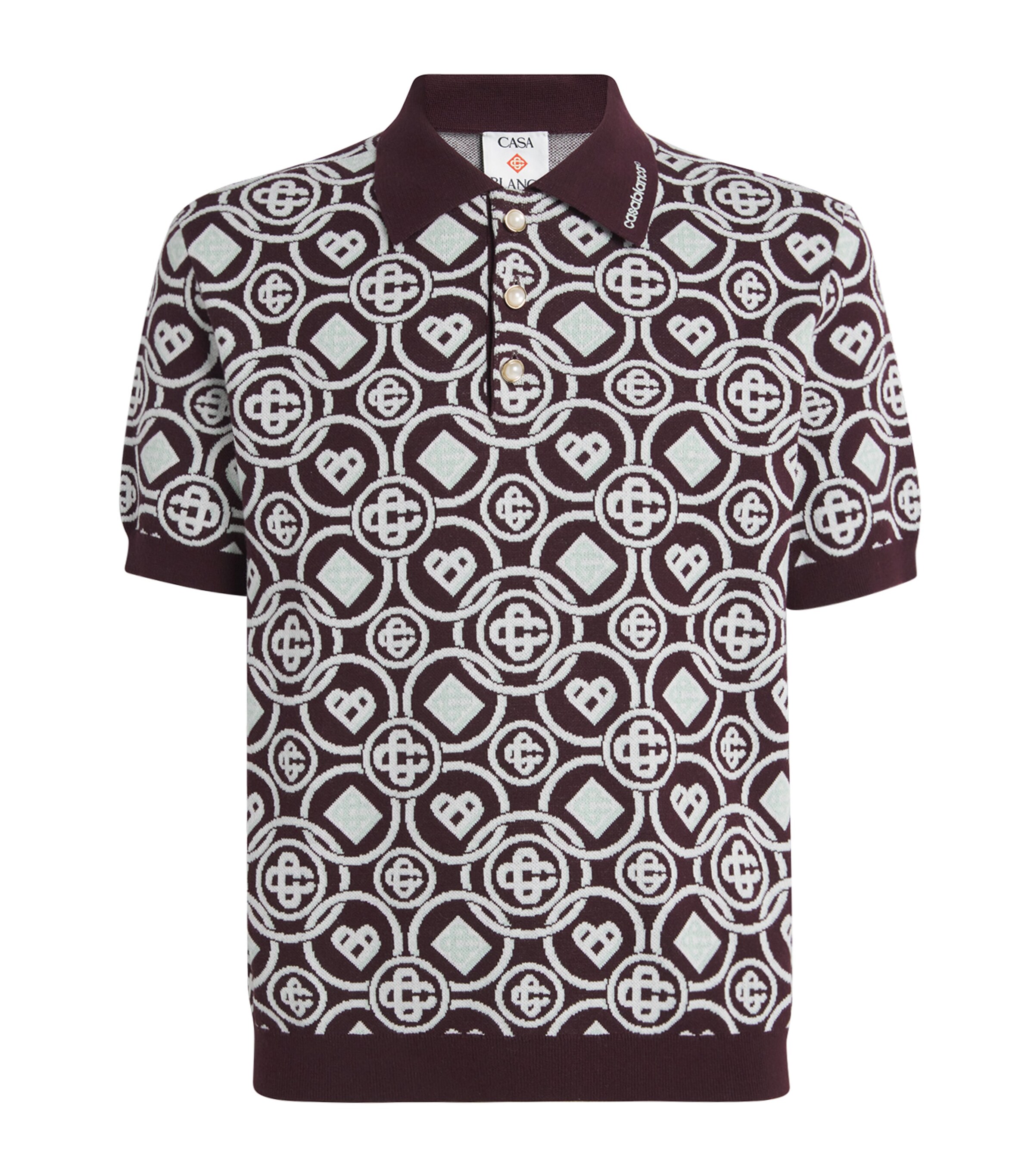 Cotton Monogram Polo Shirt