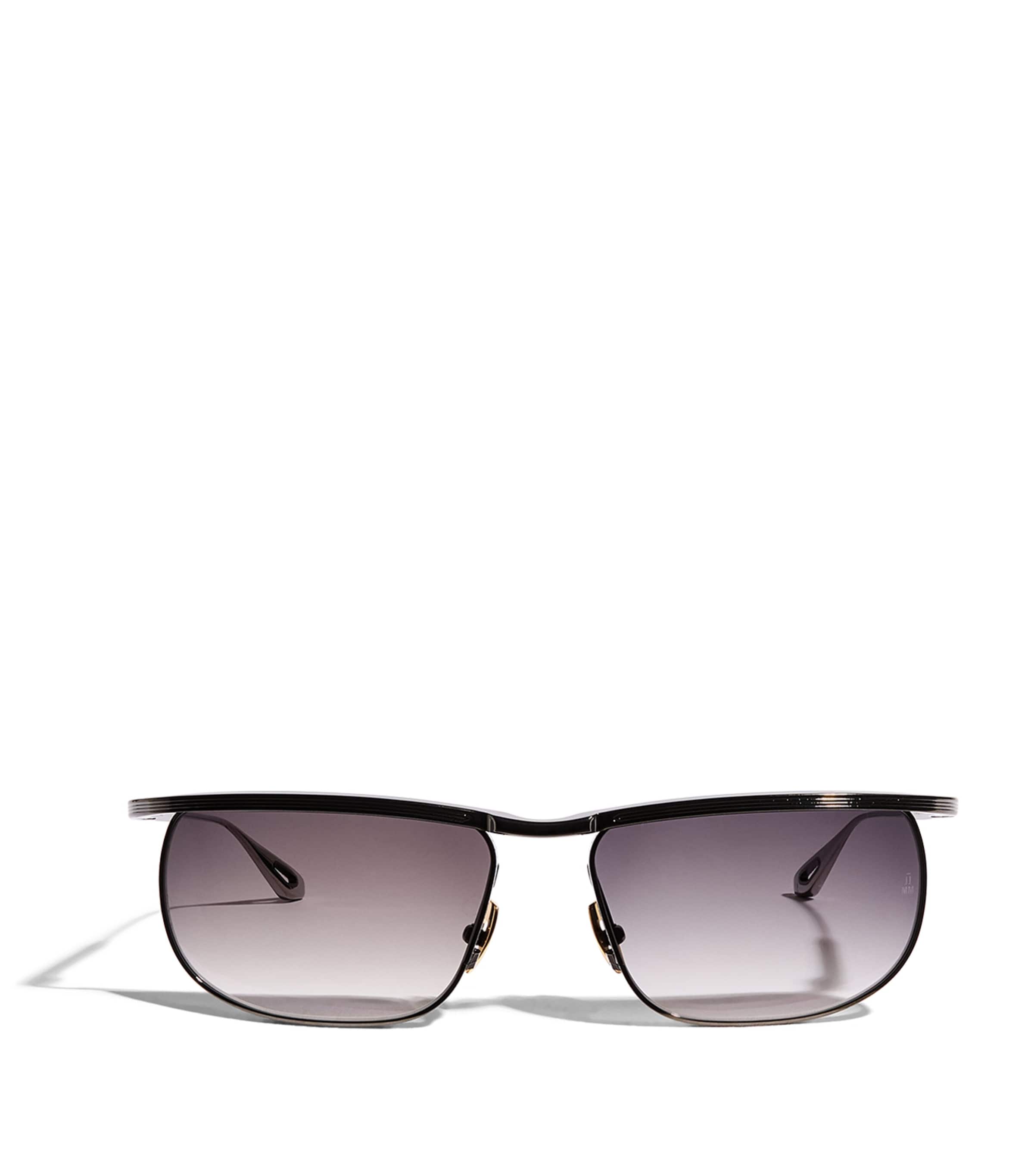 Jacques Marie Mage Titanium Melville Sunglasses Black