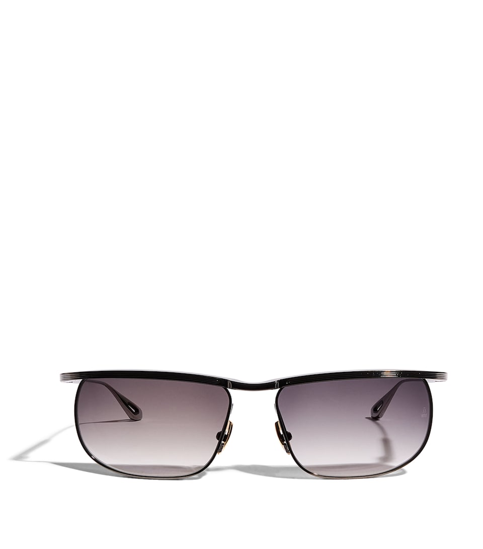 Jacques Marie Mage Titanium Melville Sunglasses Black