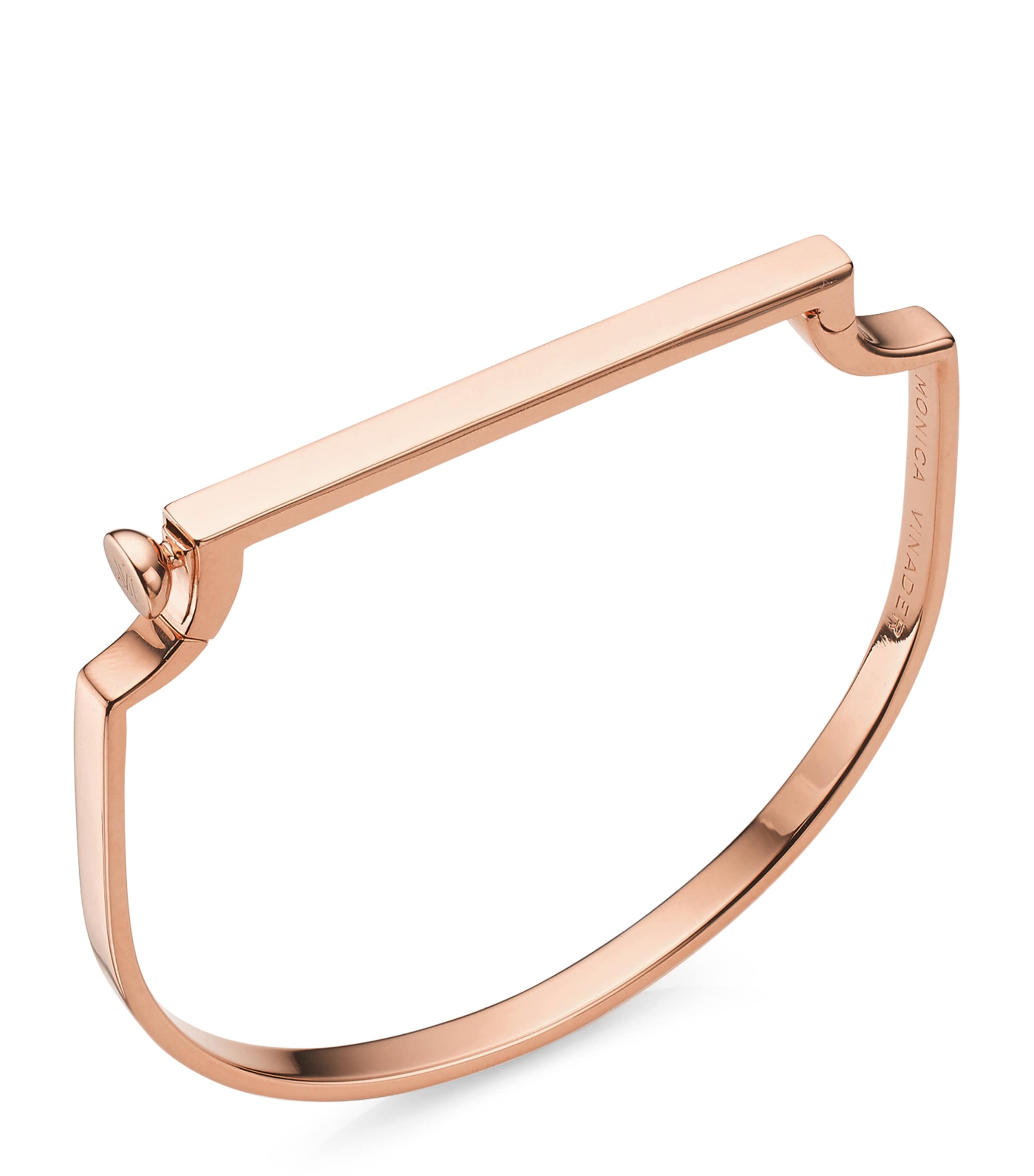 Monica Vinader Rose Gold Vermeil Signature Bangle Rose Gold