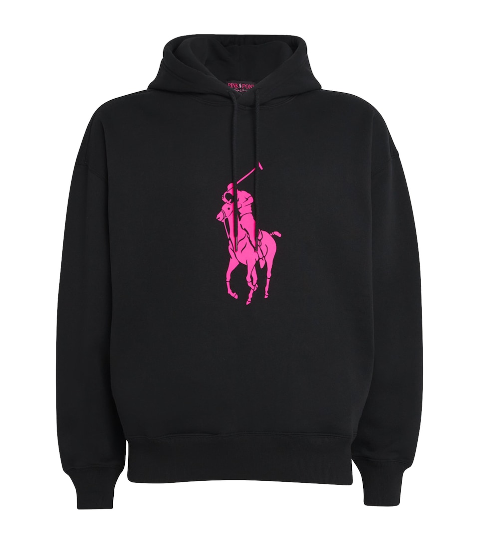 Cotton-Blend Large Logo Hoodie