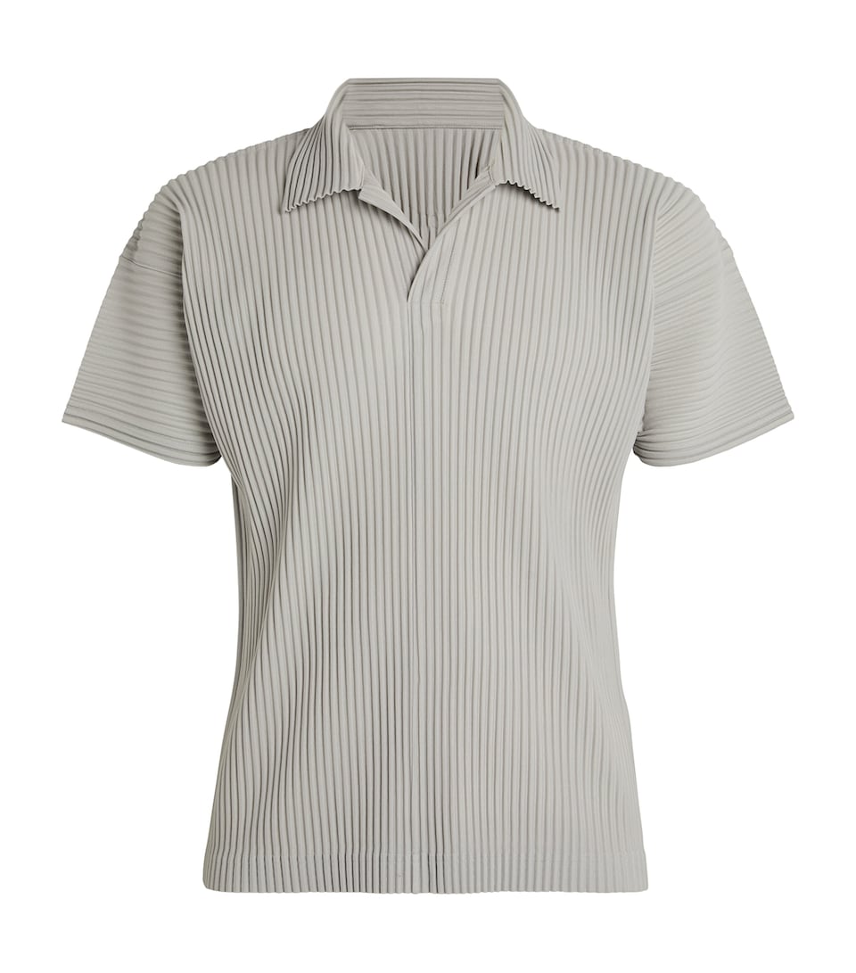 Pleated Polo Shirt