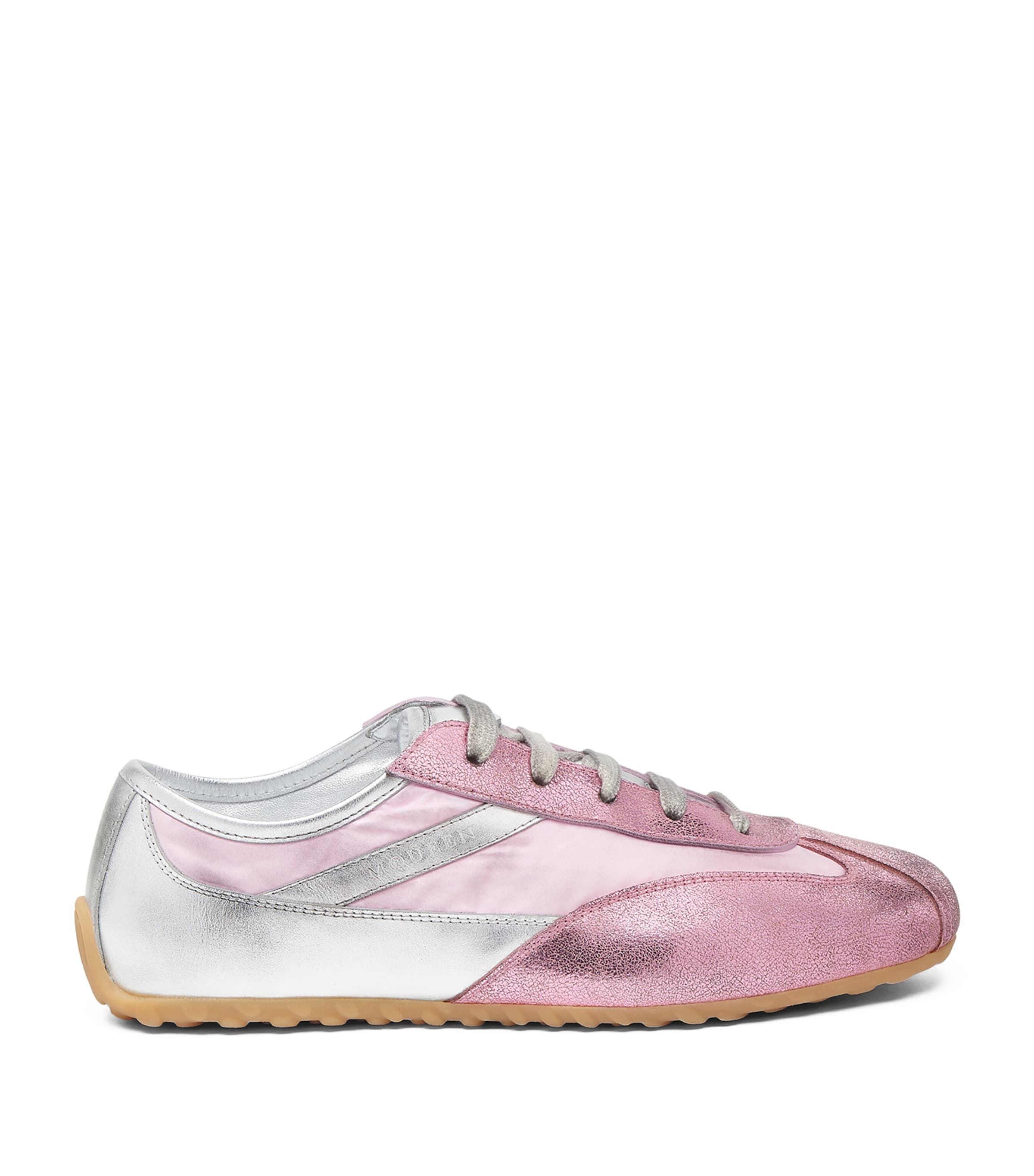 McQueen Leather Boxe Sneakers