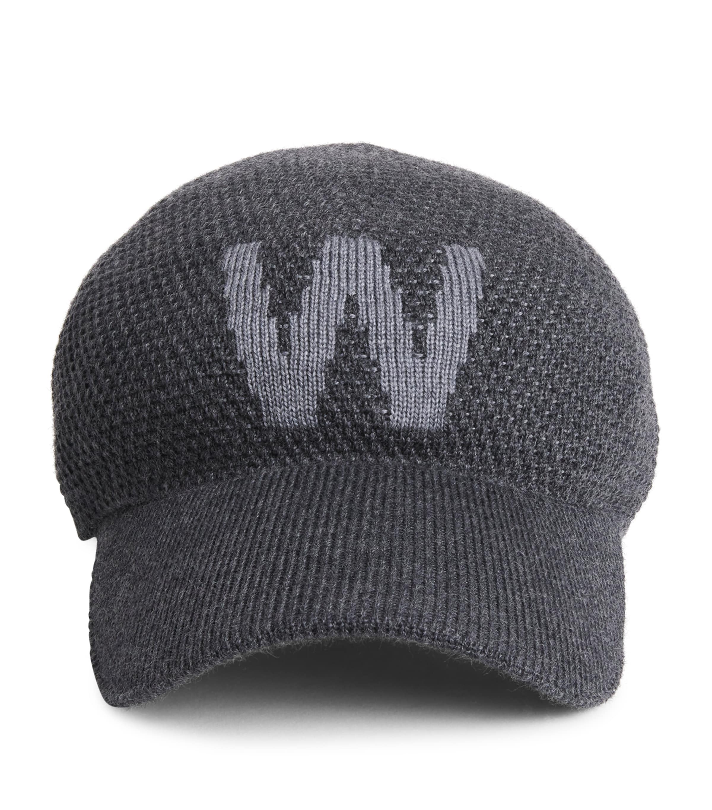 Wool-Blend Knitted Baseball Cap