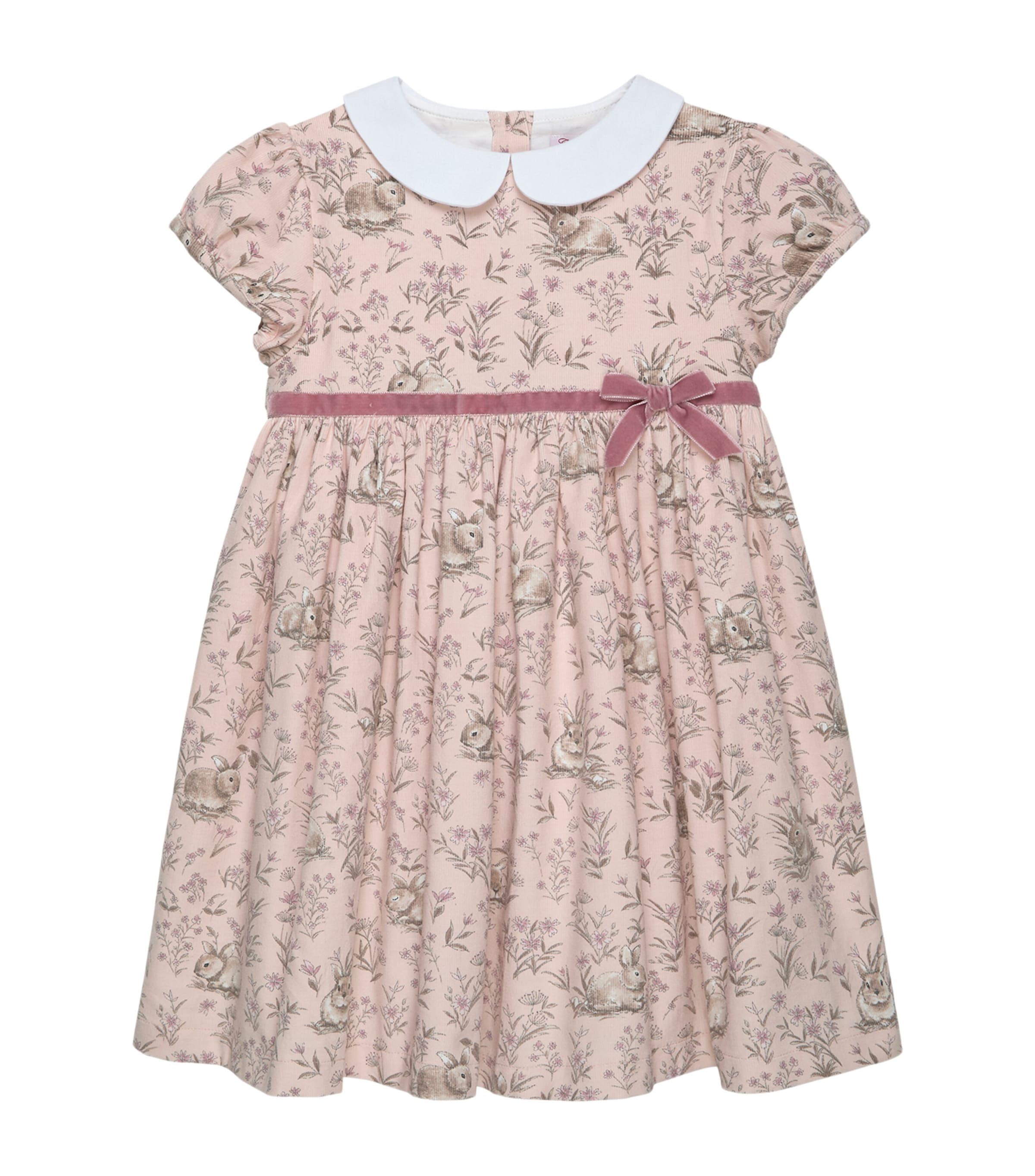 Trotters Cotton Cord Bunny Dress (6-11 years) Pink