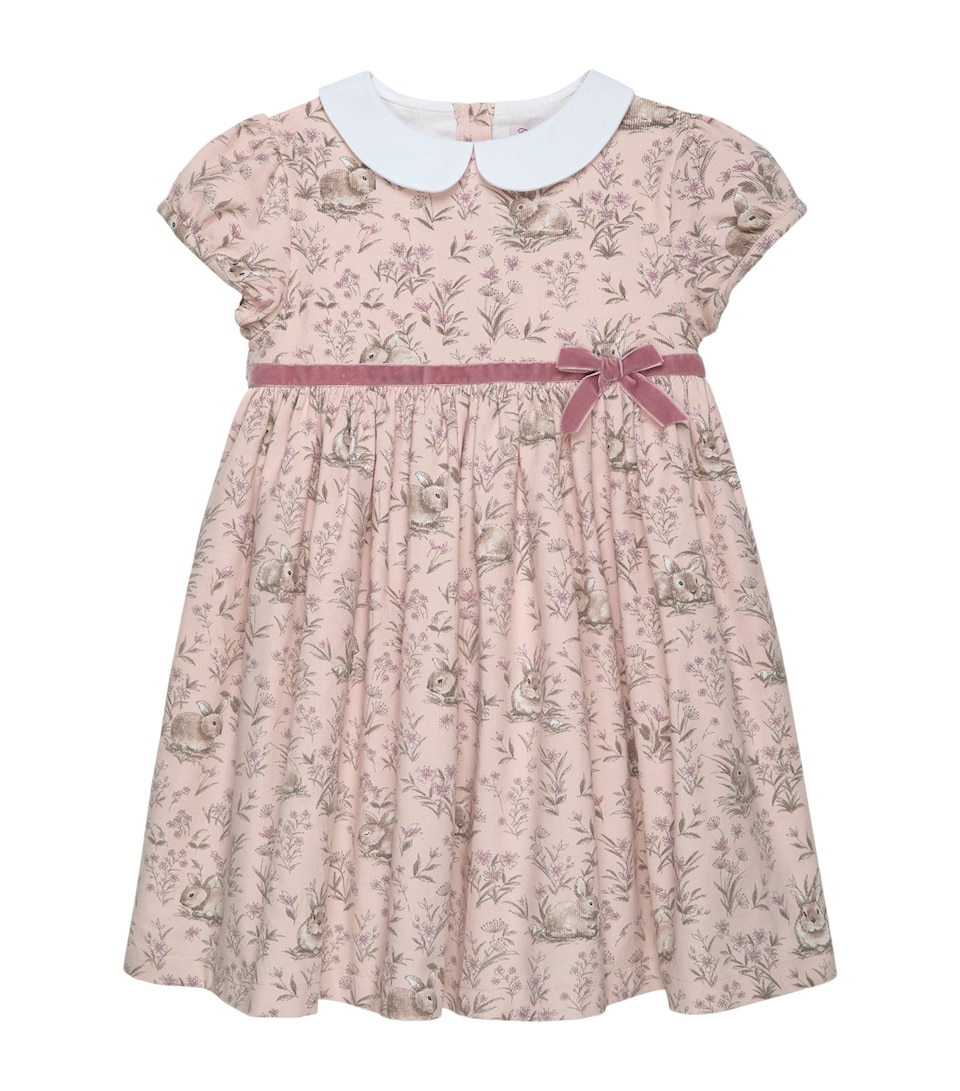 Trotters Cotton Cord Bunny Dress (6-11 years) Pink