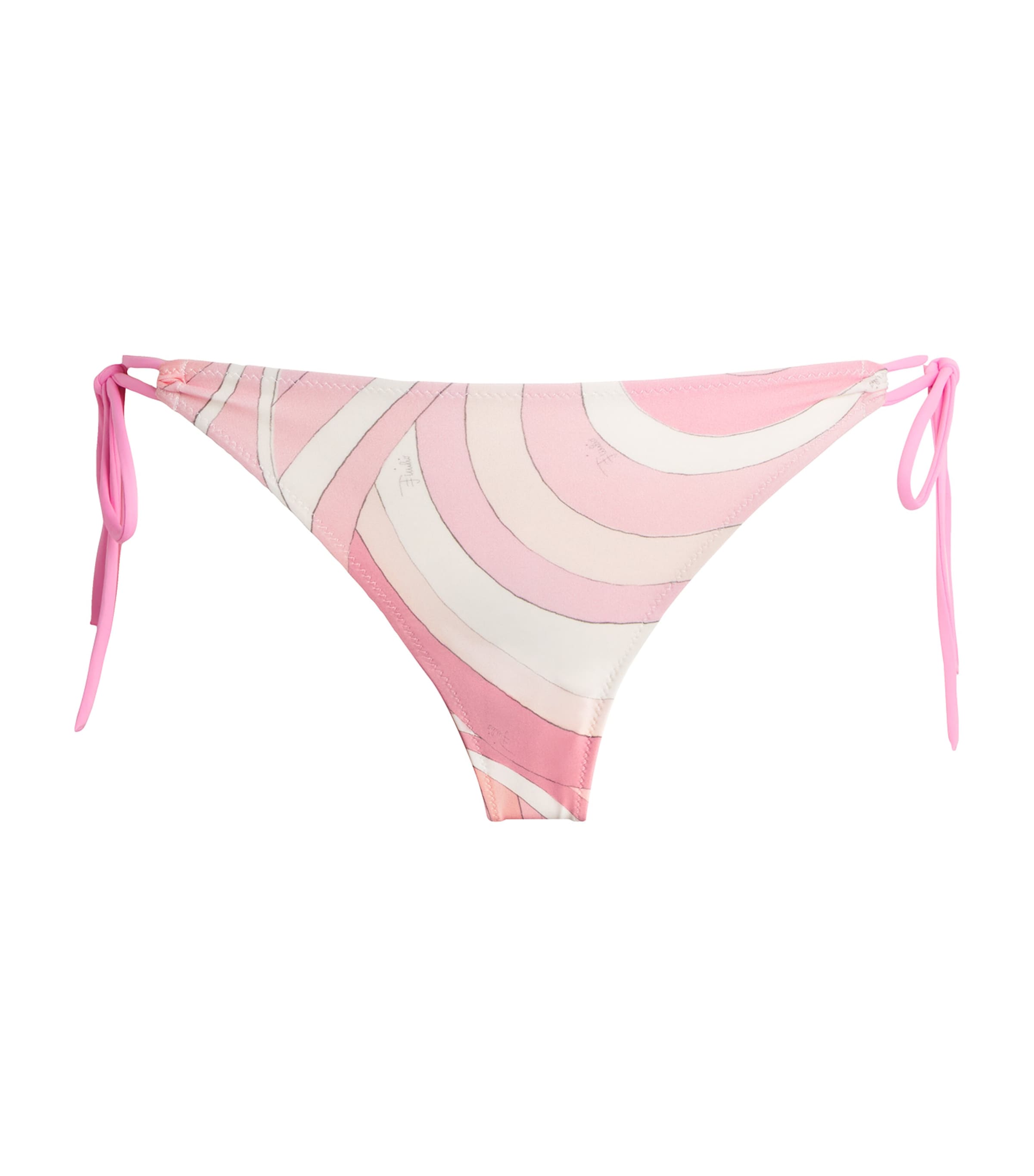 Marmo Print Tie-Side Bikini Briefs