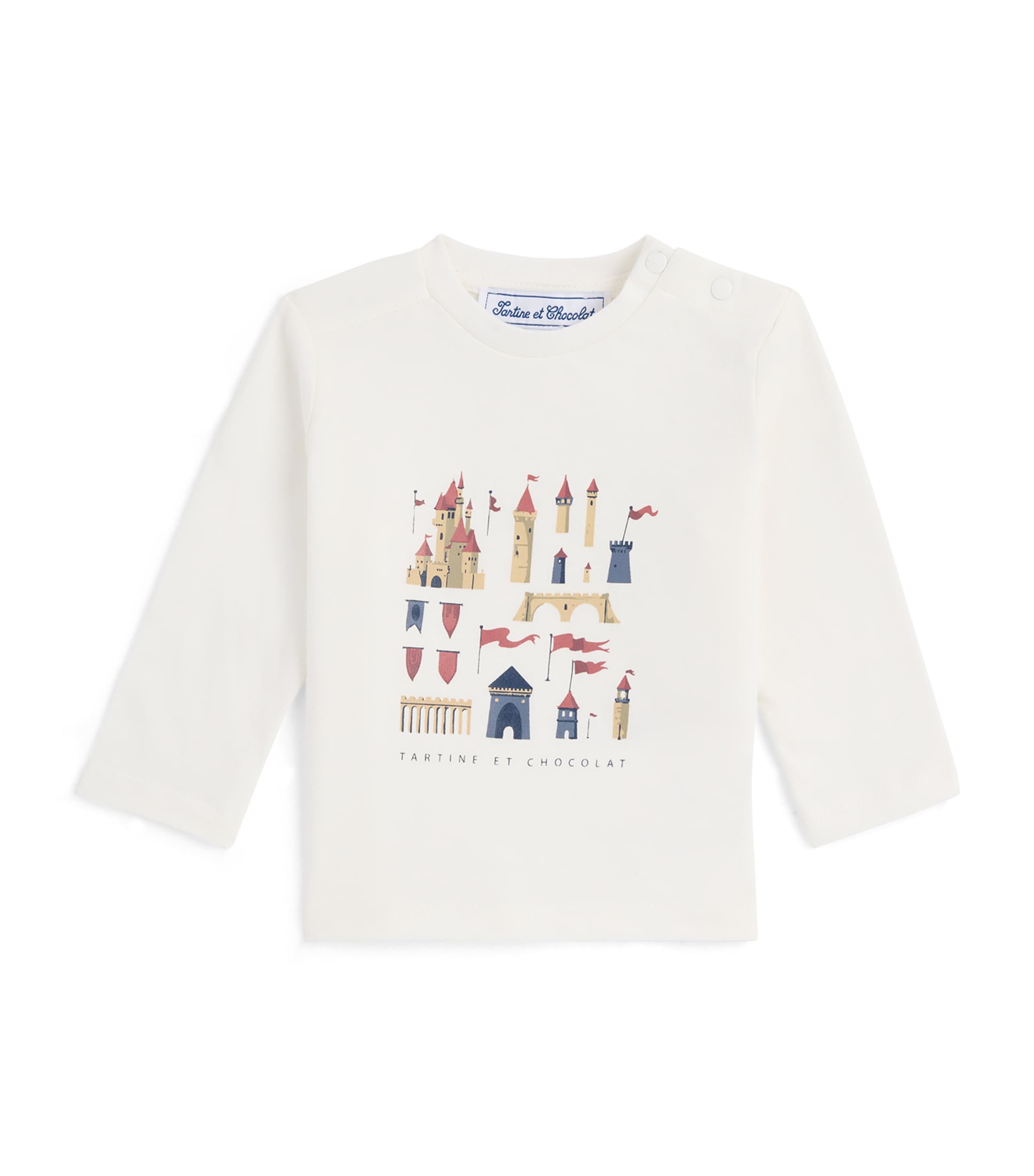 Tartine et Chocolat Cotton Castle-Print T-Shirt (3 Months - 4 Years)
