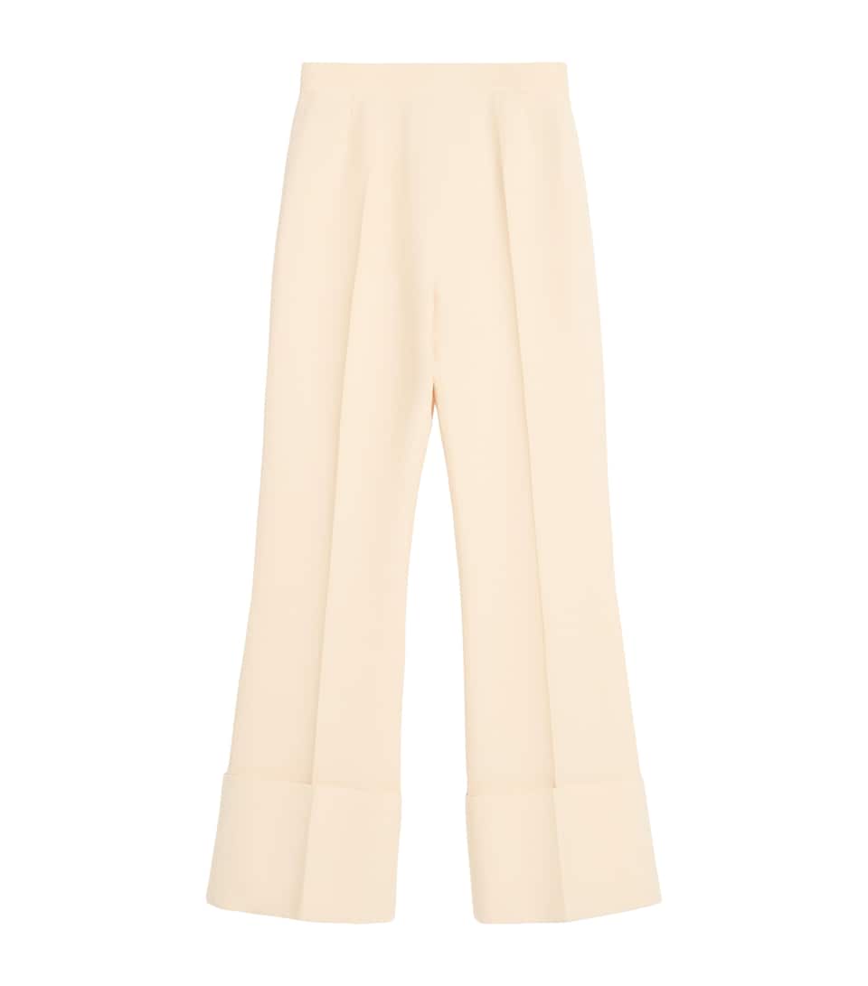 Virgin Wool-Silk Trousers
