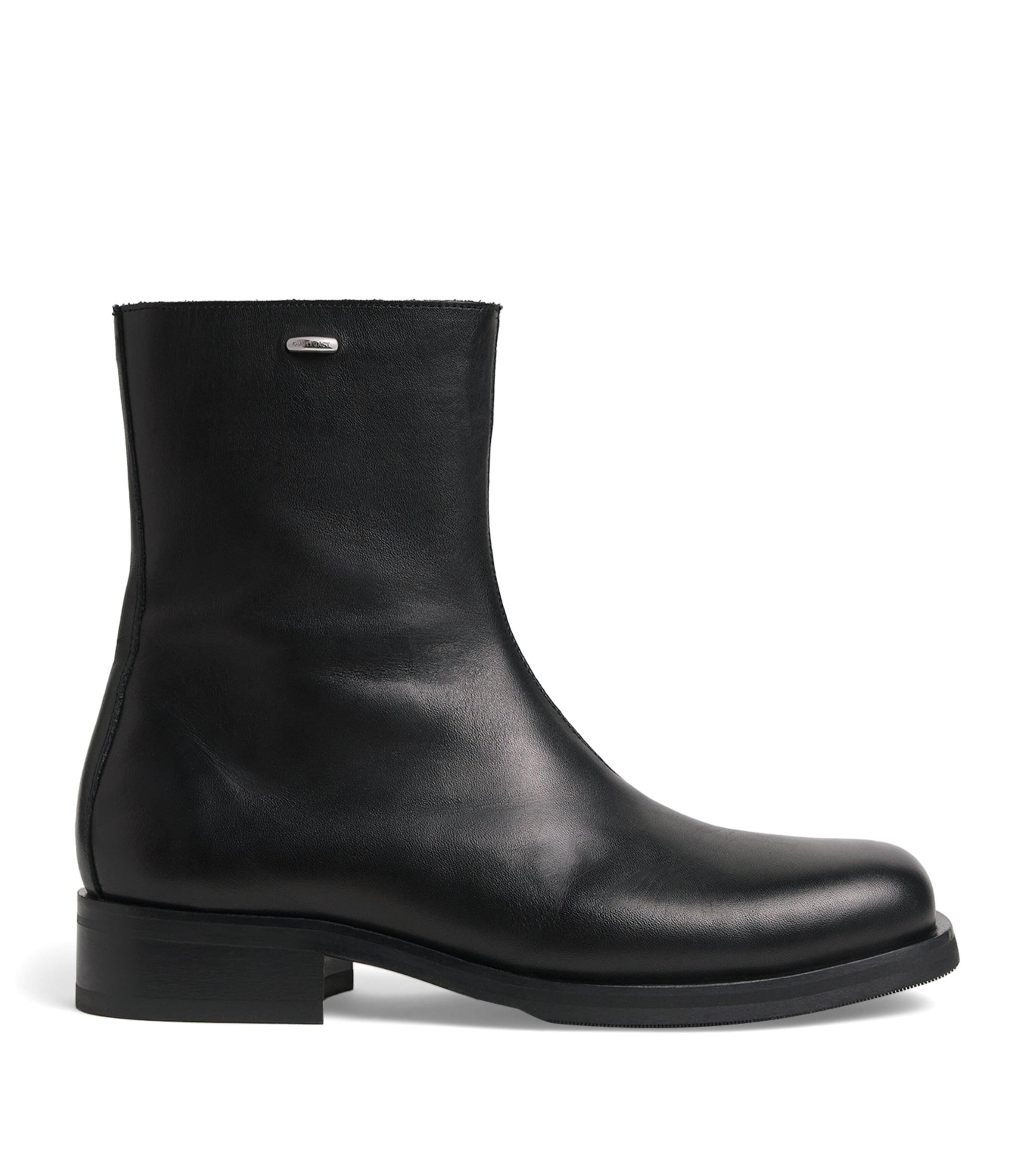 Our Legacy Leather Camion Ankle Boots Black