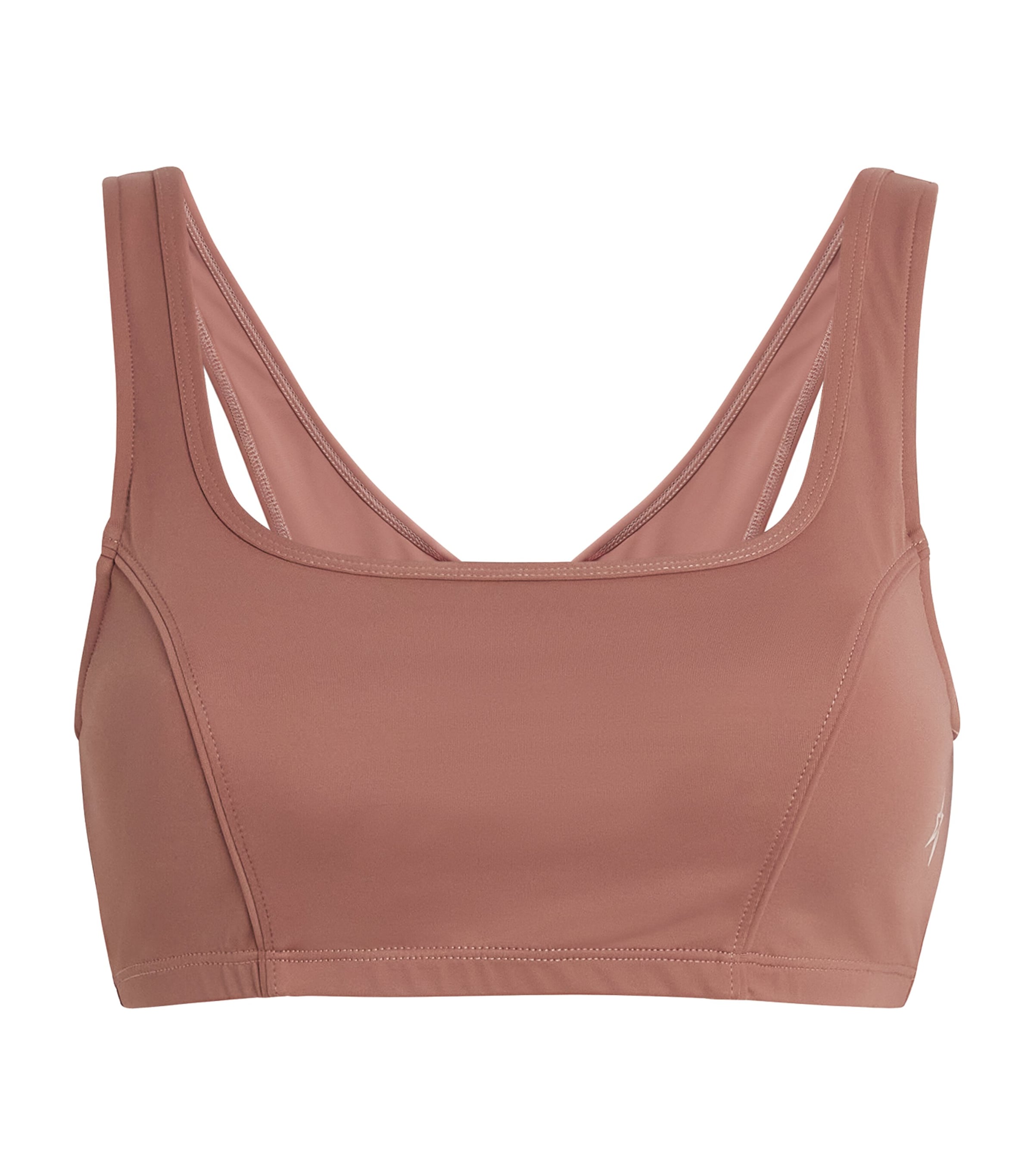 Perfect Moment Womens Logo Bra Top Antique Rose