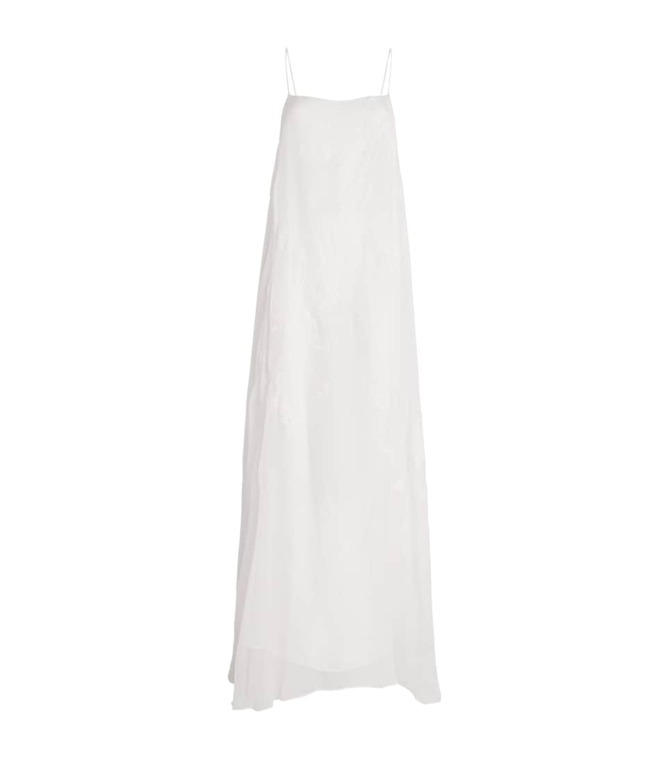 Silk Crepe Valerie Maxi Dress