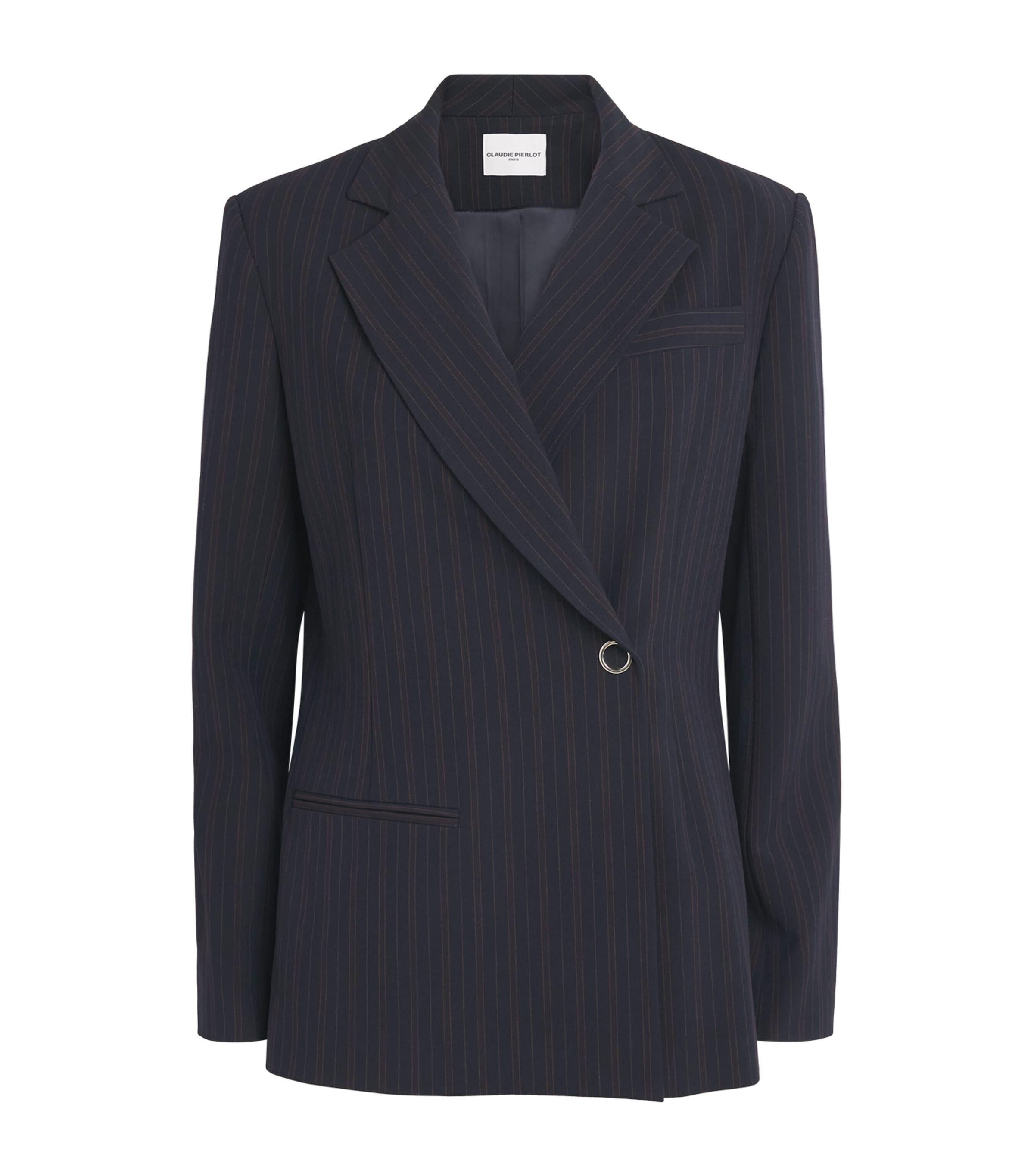 Claudie Pierlot Womens Stripe Blazer Multicolored