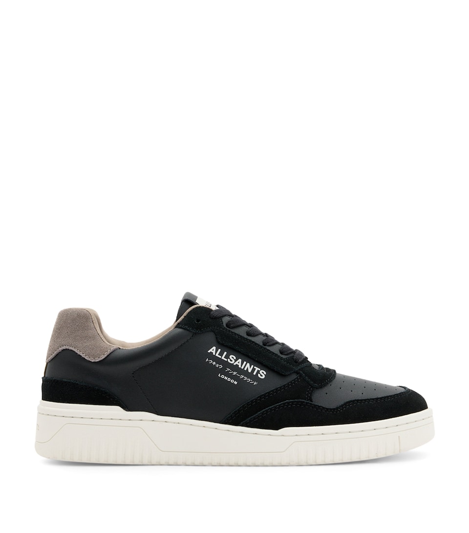 AllSaints Leather Regan Sneakers Black/grey