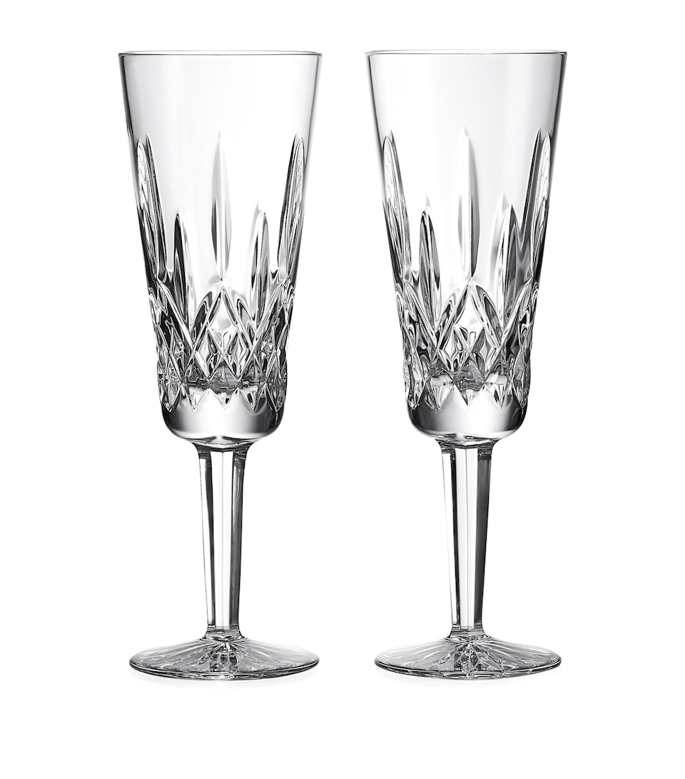 Set of 2 Lismore Champagne Flutes (225ml)