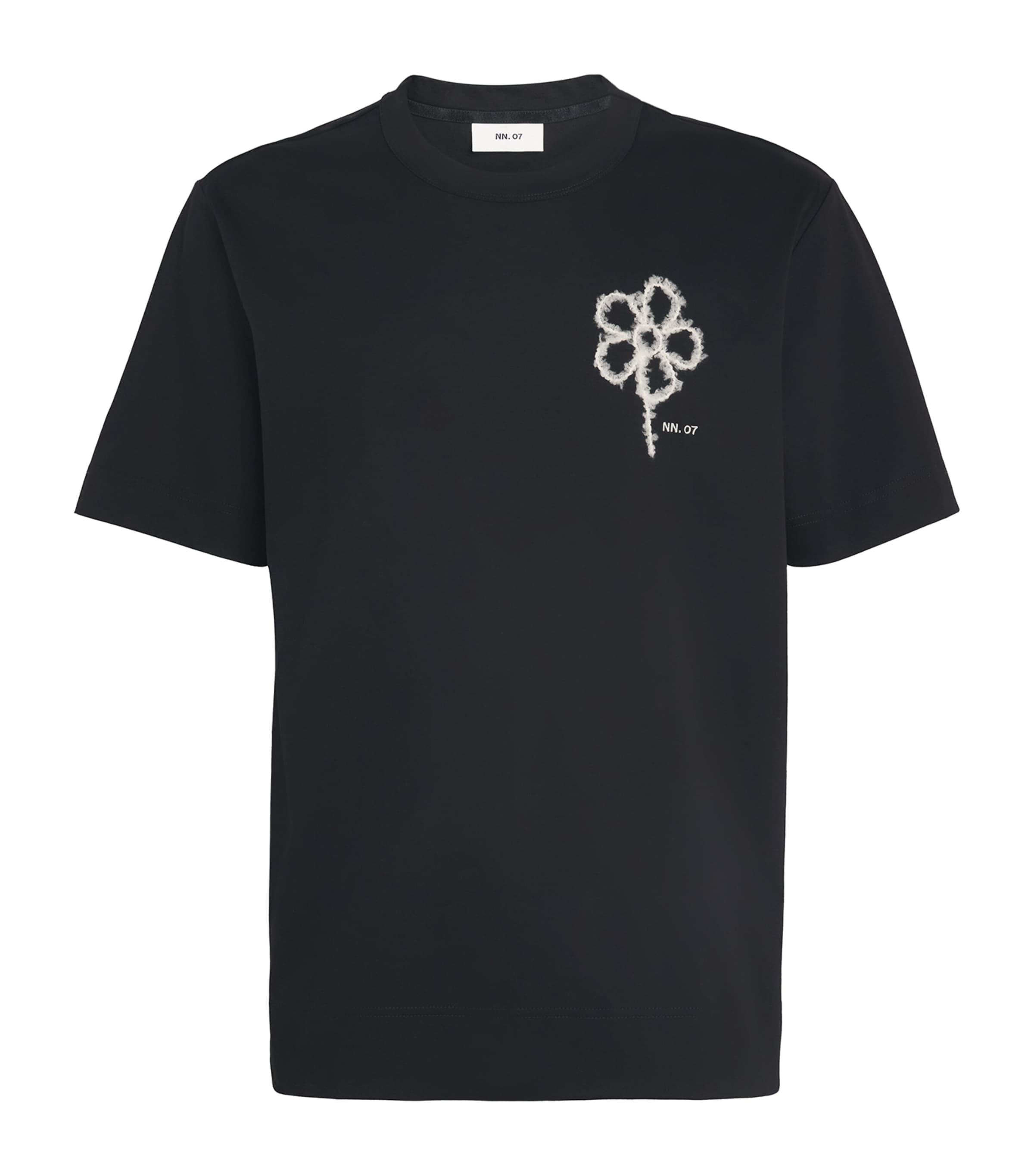 Moncler Cotton Logo Embroidered T-Shirt | Harrods US