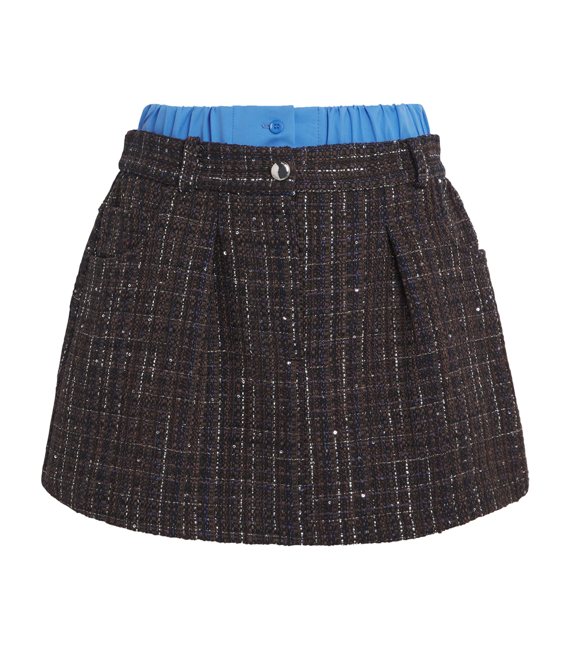 Tweed Waistband Shorts