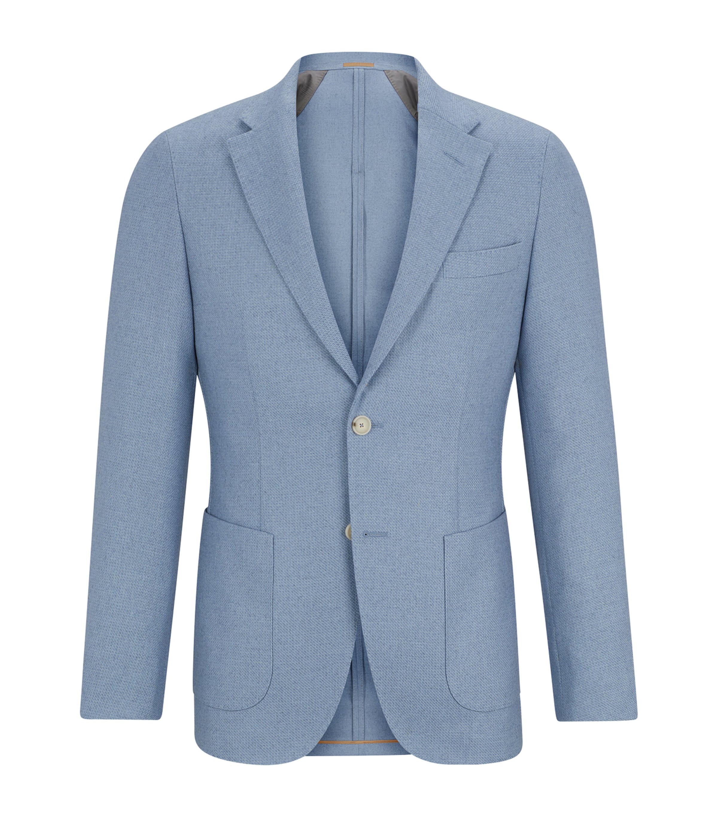 Virgin Wool-Cashmere Slim Blazer