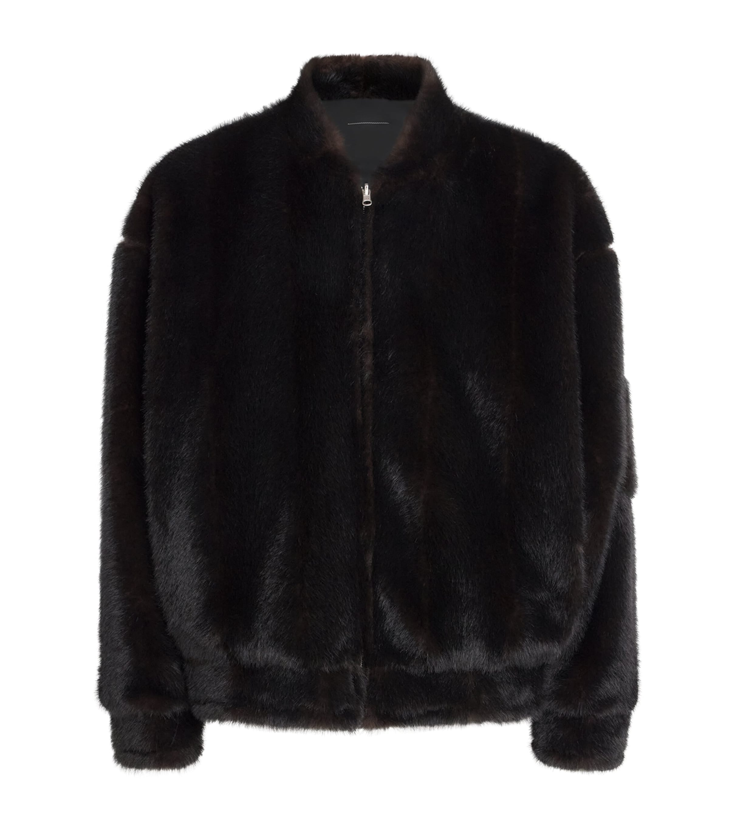 Reversible Faux Fur Bomber Jacket