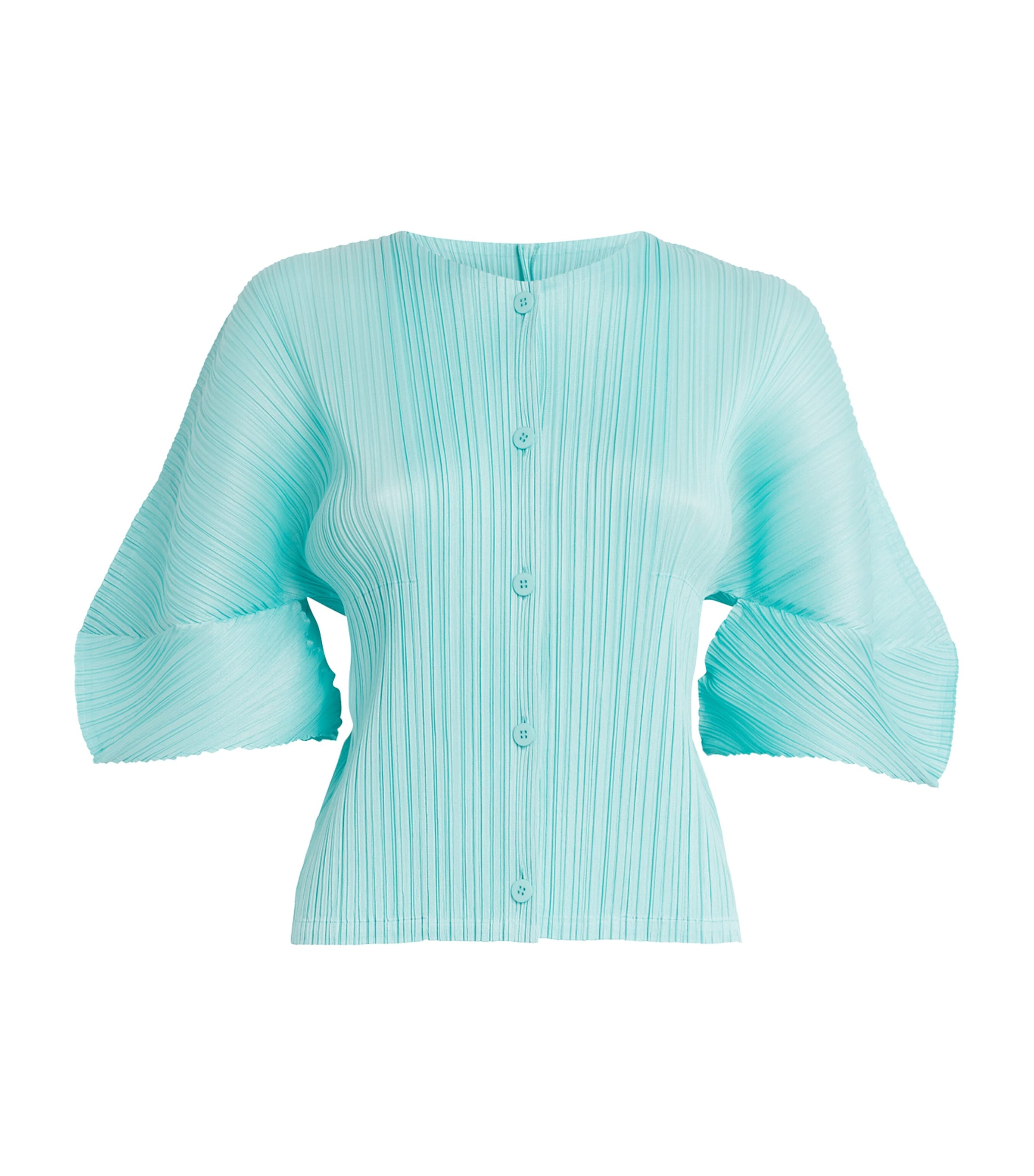 Pleated Monthly Colors April Cardigan
