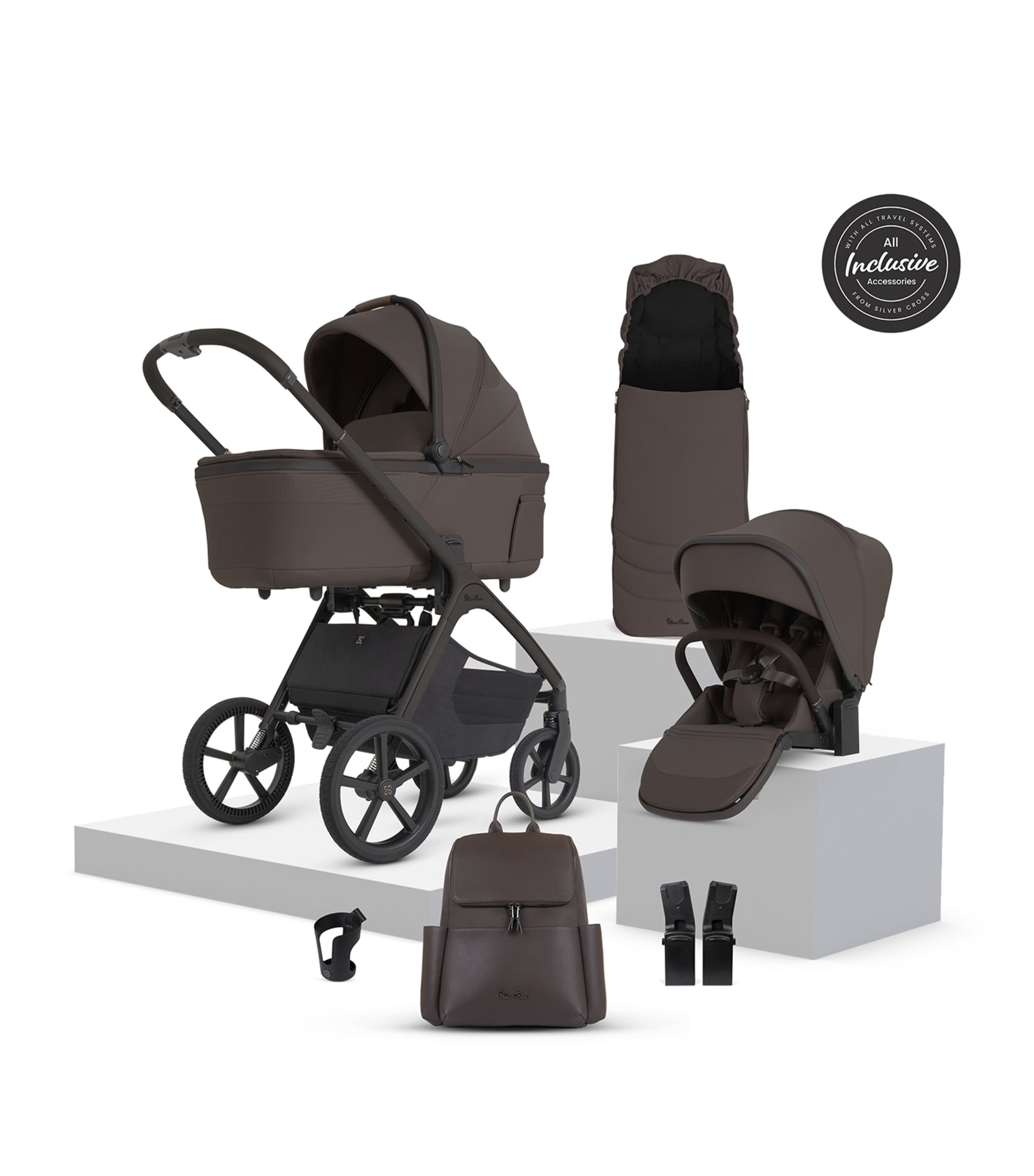 Silver Cross Cove 2 Accessory Bundle Chocolate