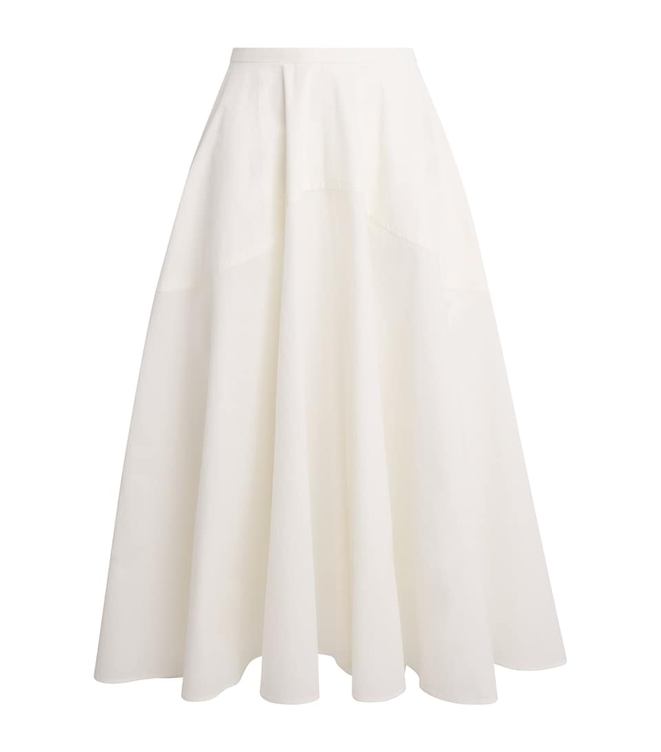 Organic Cotton Maxine Midi Skirt
