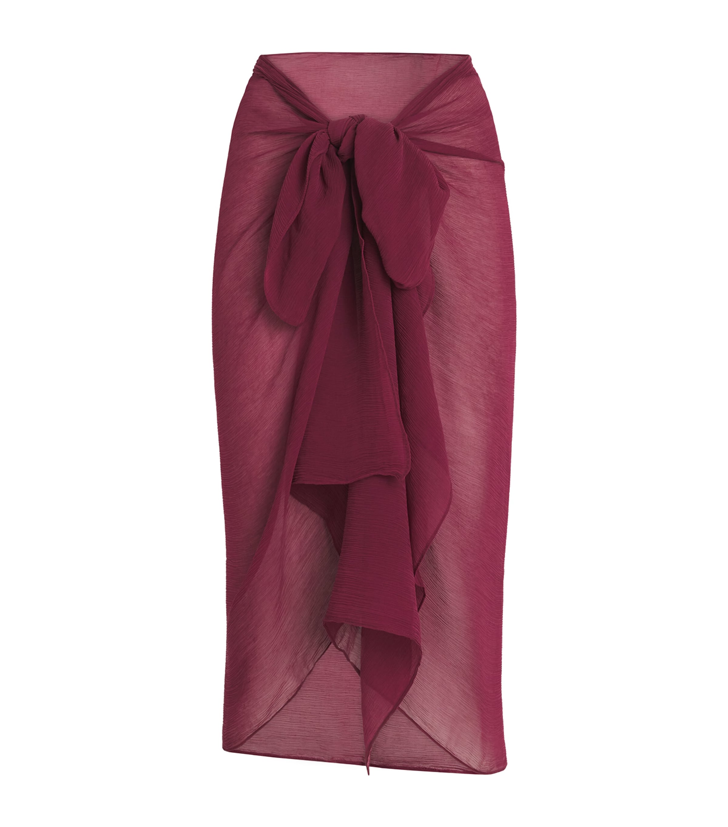 AWAY THAT DAY Womens Santorini Sarong Cassis