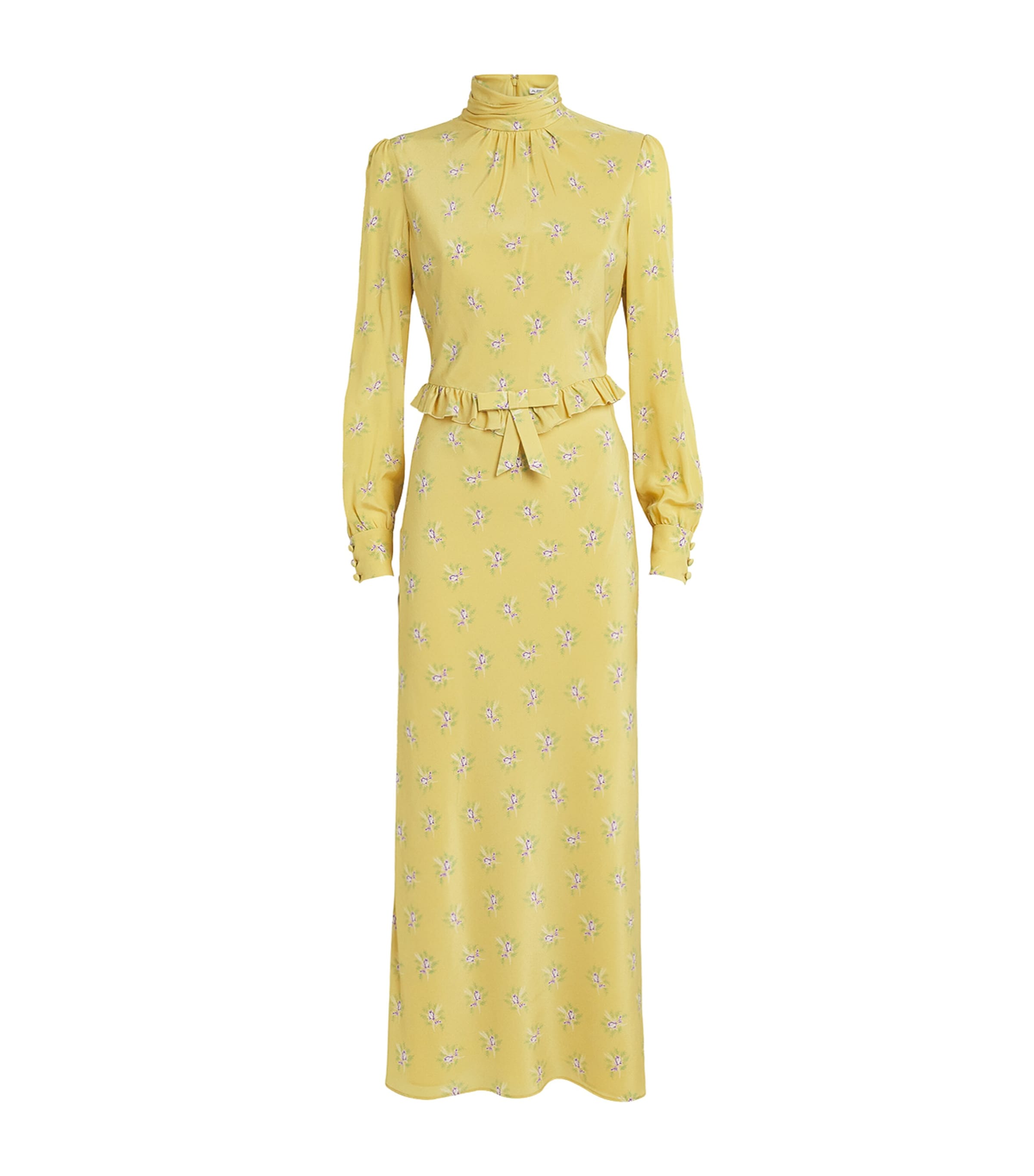 Silk Floral Maxi Dress