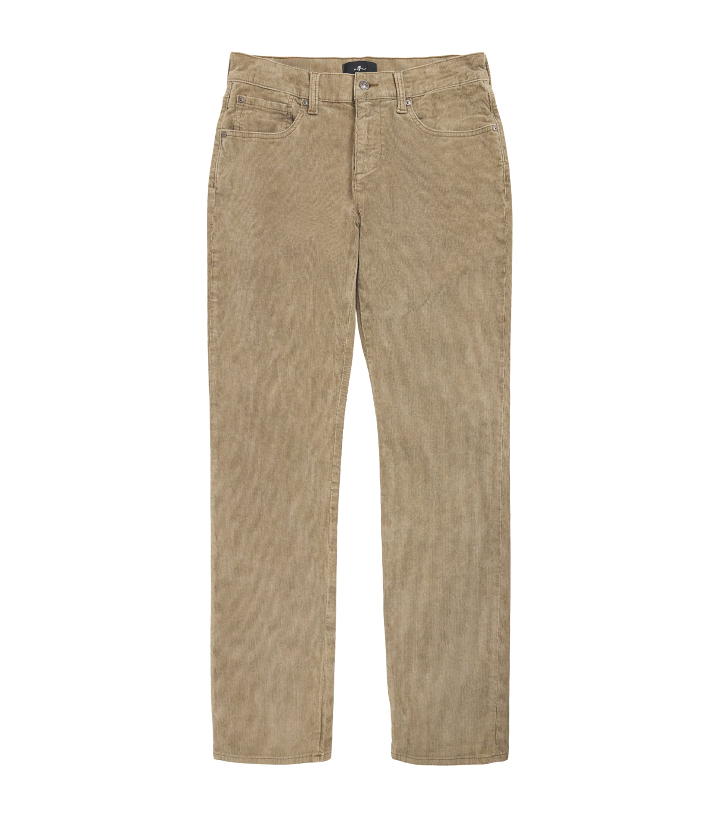 7 For All Mankind Mens Corduroy The Straight Jeans Dune Fade