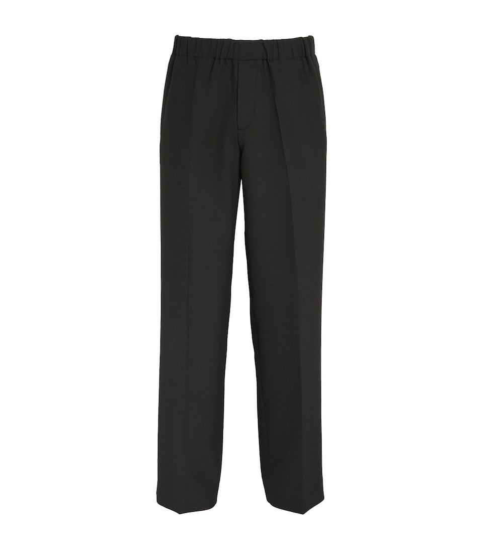 Sandro Paris Mens Oversized Tailored Trousers Black