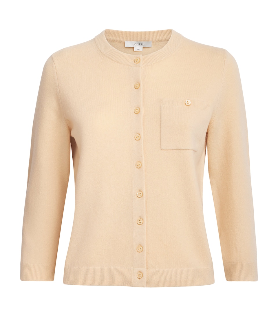 Wool-Blend Pocket Cardigan