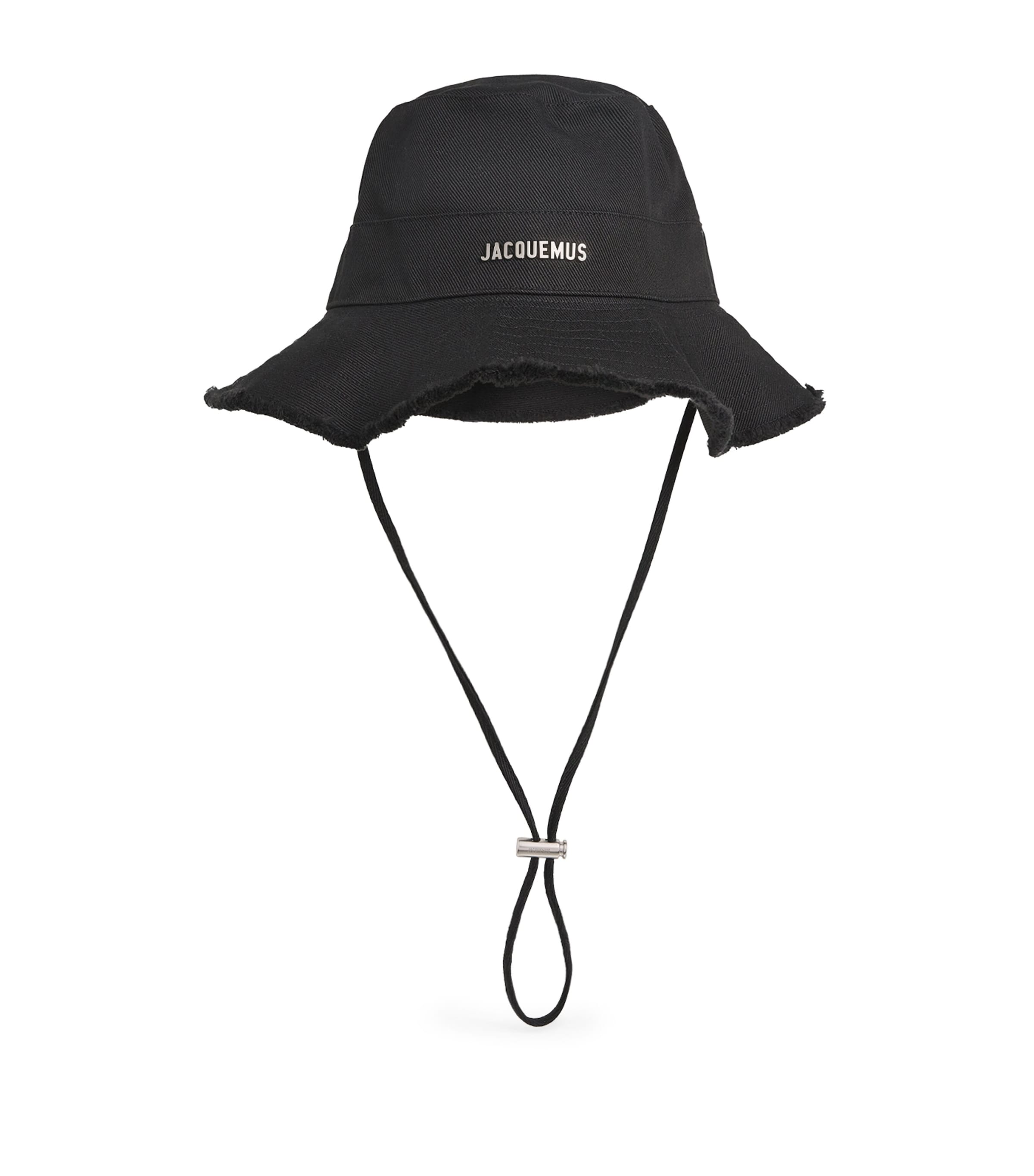 Jacquemus Artichaut Logo Bucket Hat Black