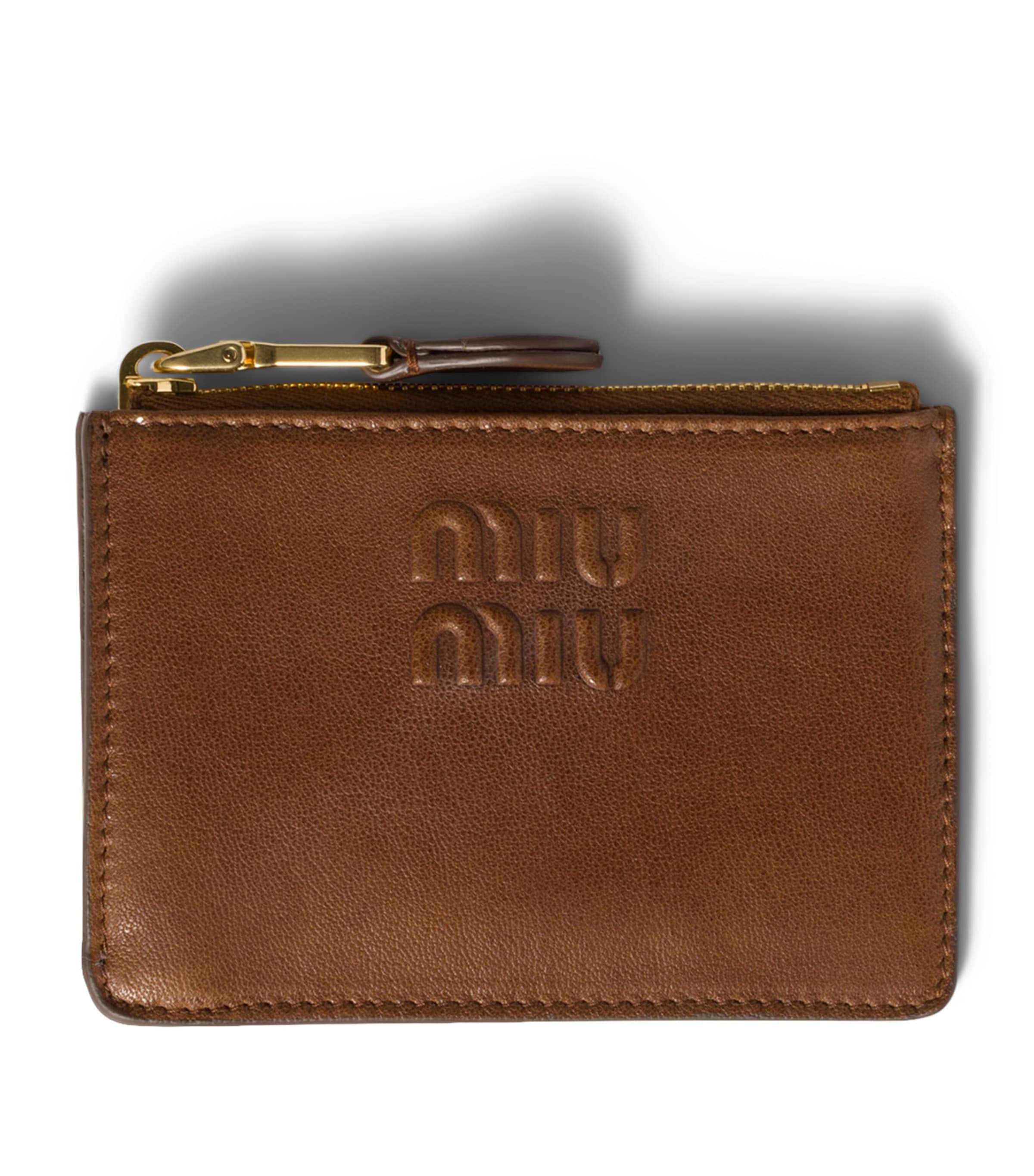 Nappa Leather Embossed Card Holder