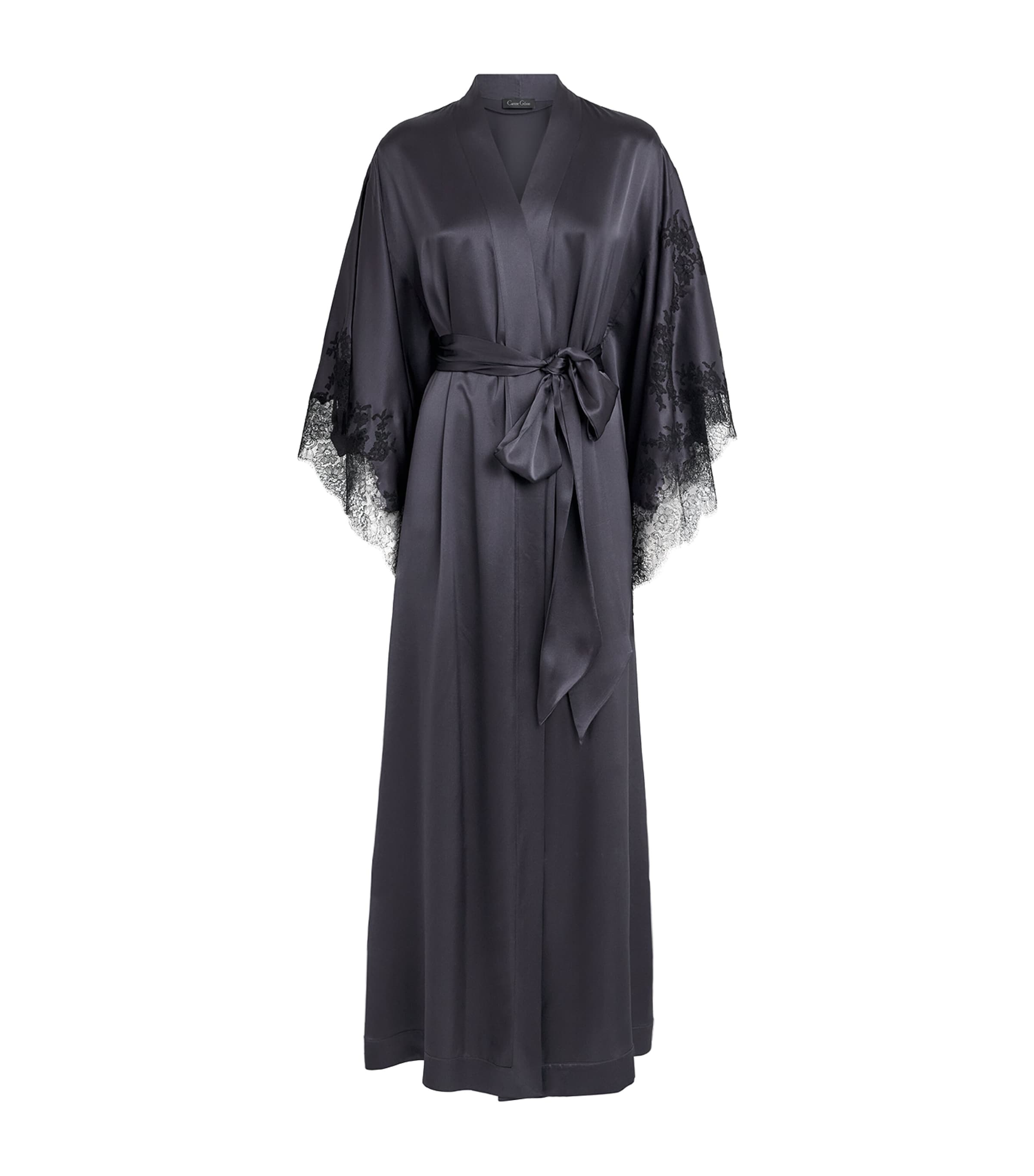 Carine Gilson Womens Silk Long Cérès Robe Noixdegalles