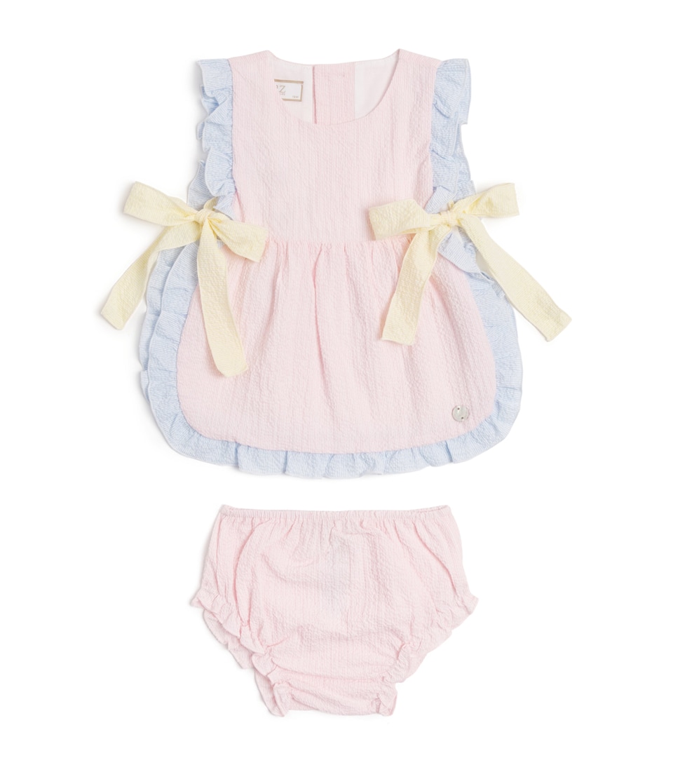 Bow-Detail Dress and Bloomers Set (1-24 Months)