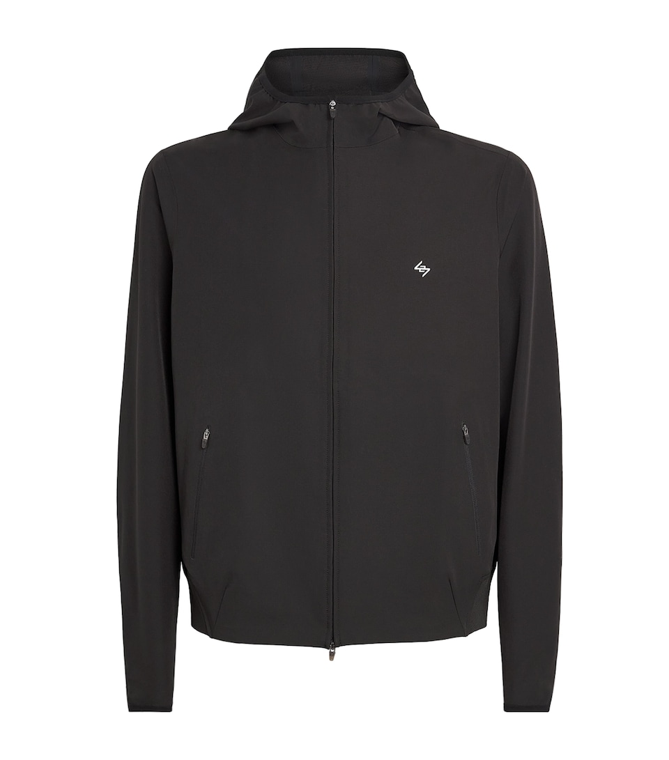 Represent 247 Mens 247 Hybrid Running Shell Jacket Jet Black