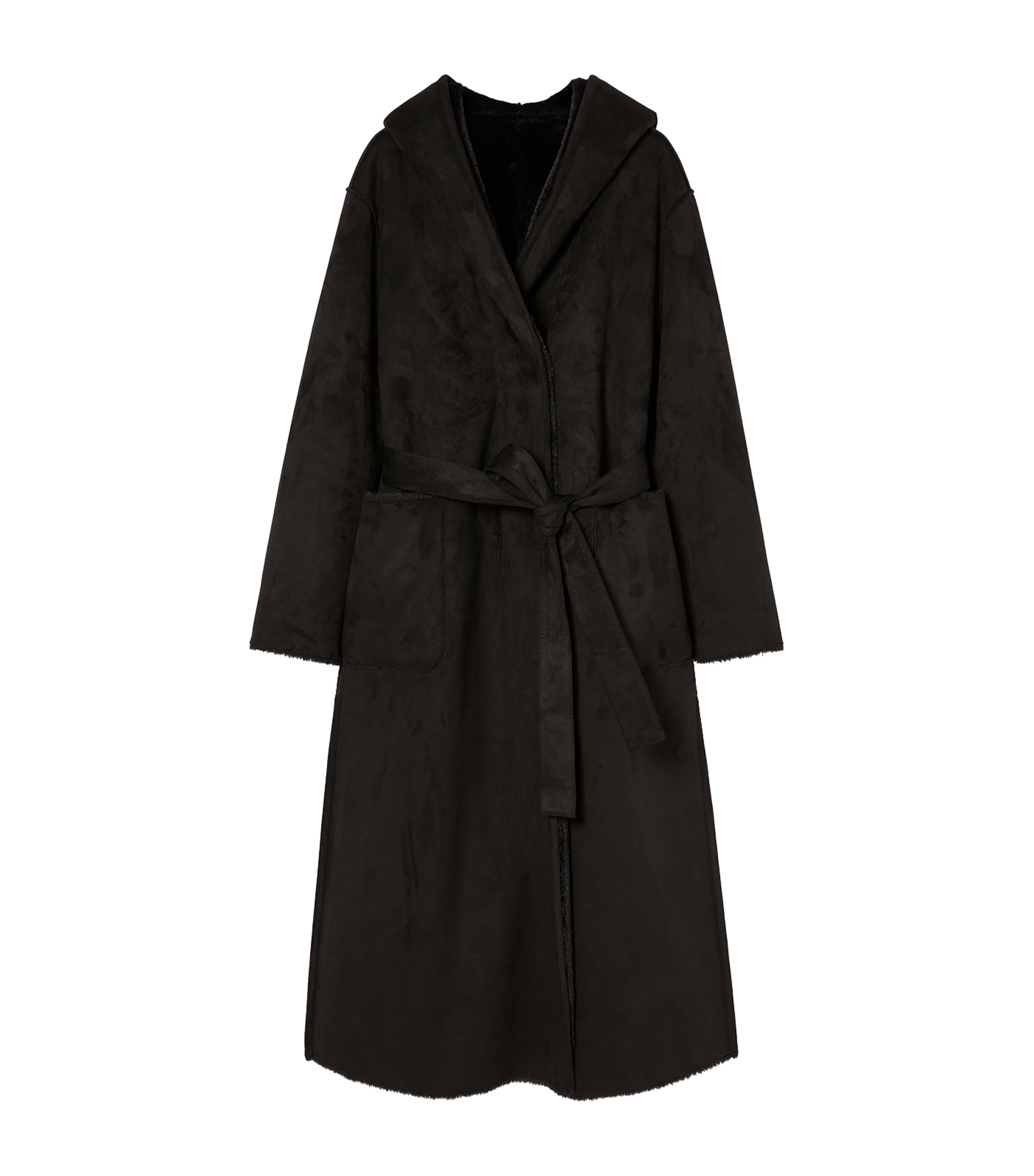 Marina Rinaldi Womens Reversible Faux Fur Coat Midnightblue