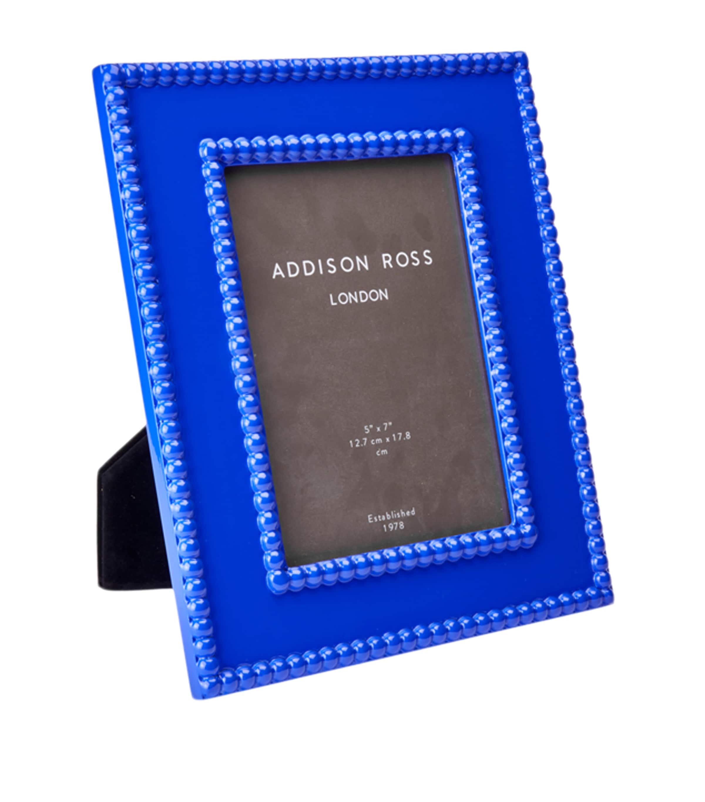Addison Ross Lacquer Bobbin Picture Frame (5" x 7") Cobalt