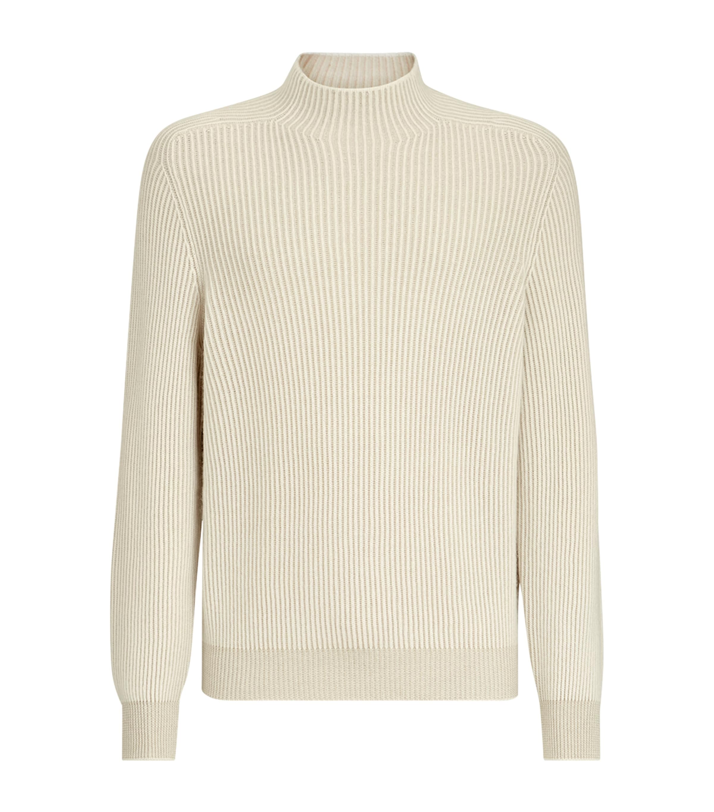 Brunello Cucinelli Mens Cashmere High-Neck Sweater